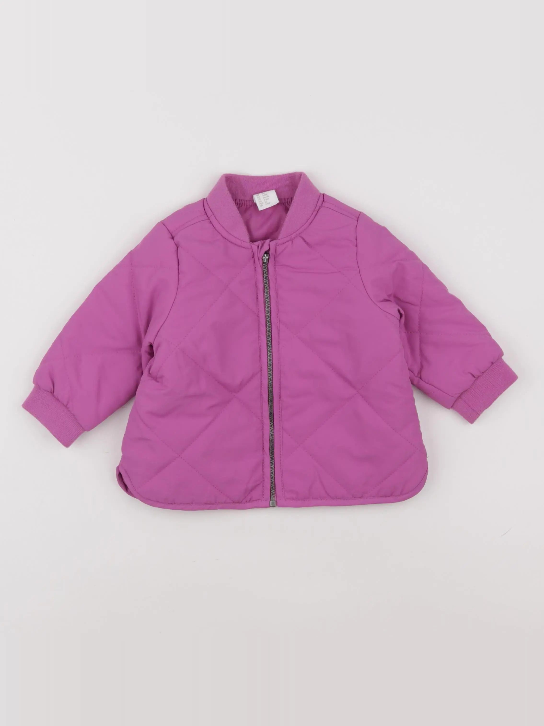 H&M - doudoune violet - 3/6 mois