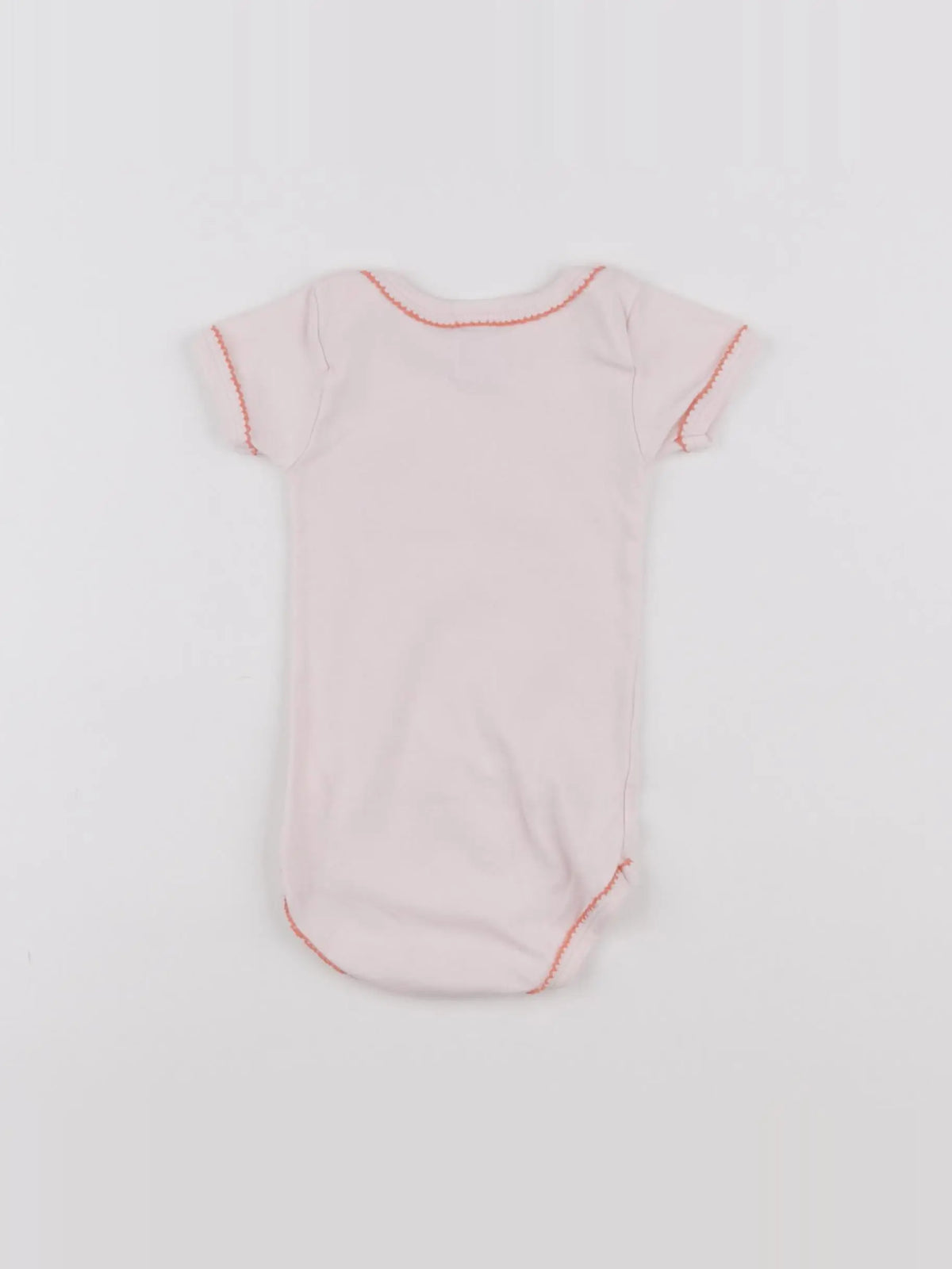 Petit Bateau - body rose - 6 mois