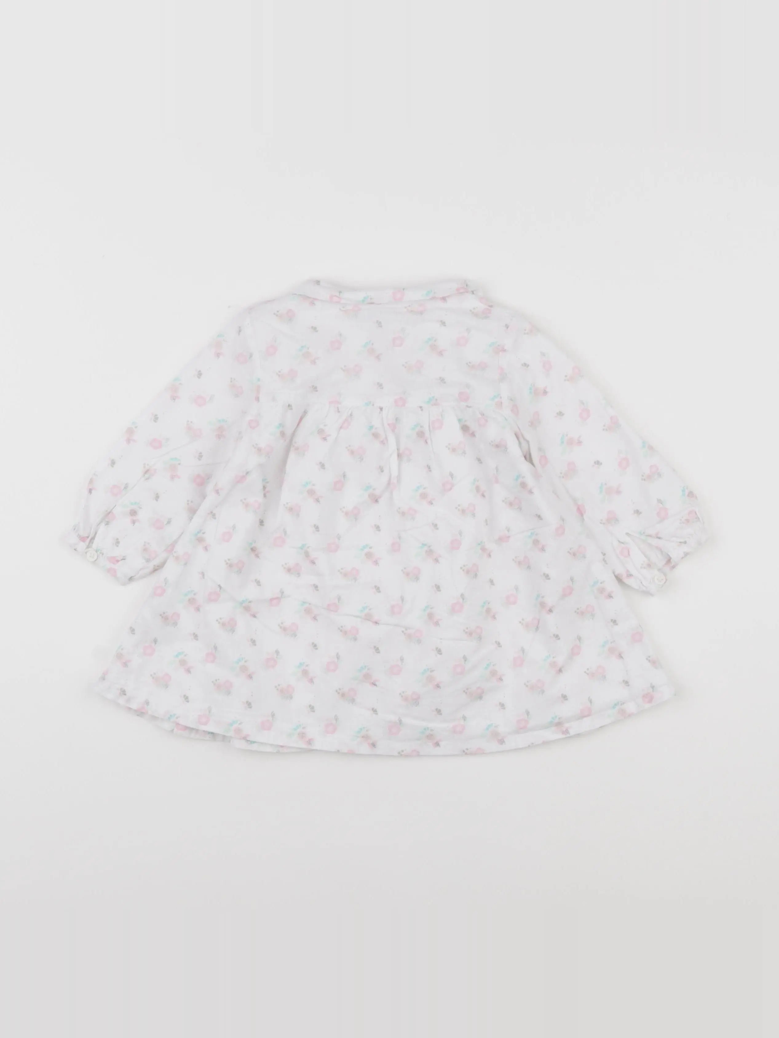 Vertbaudet - robe blanc - 9 mois