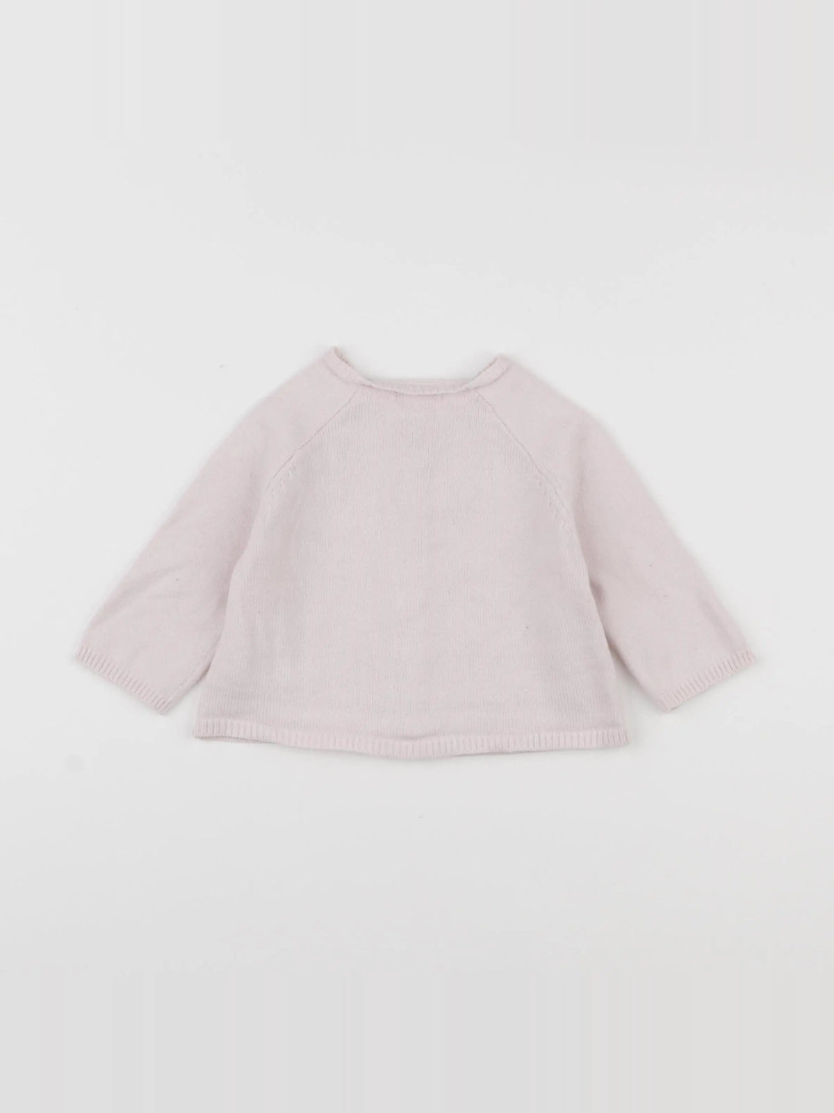 Vertbaudet - gilet rose - 9 mois