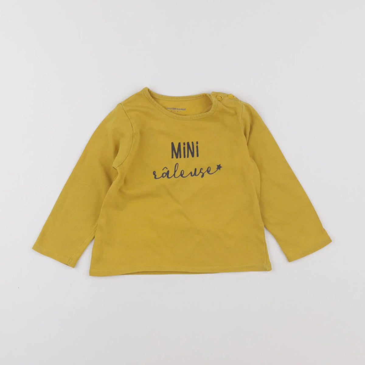 Vertbaudet - tee-shirt jaune - 18 mois