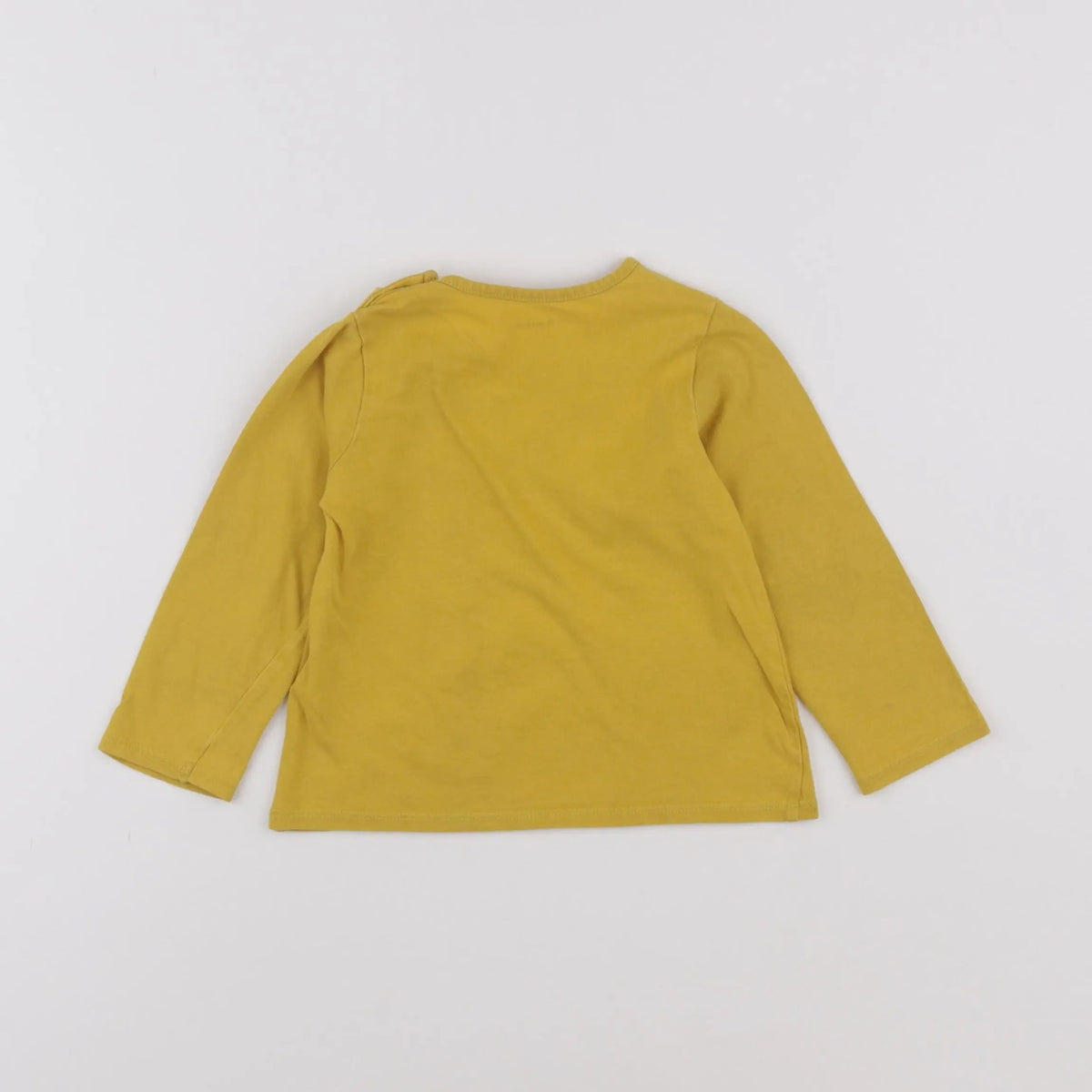 Vertbaudet - tee-shirt jaune - 18 mois