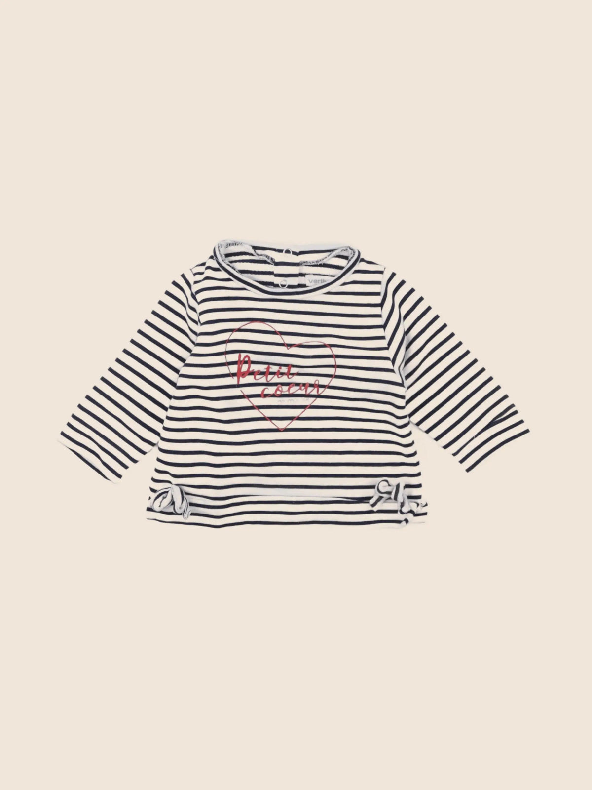 Vertbaudet - tee-shirt bleu - 3 mois