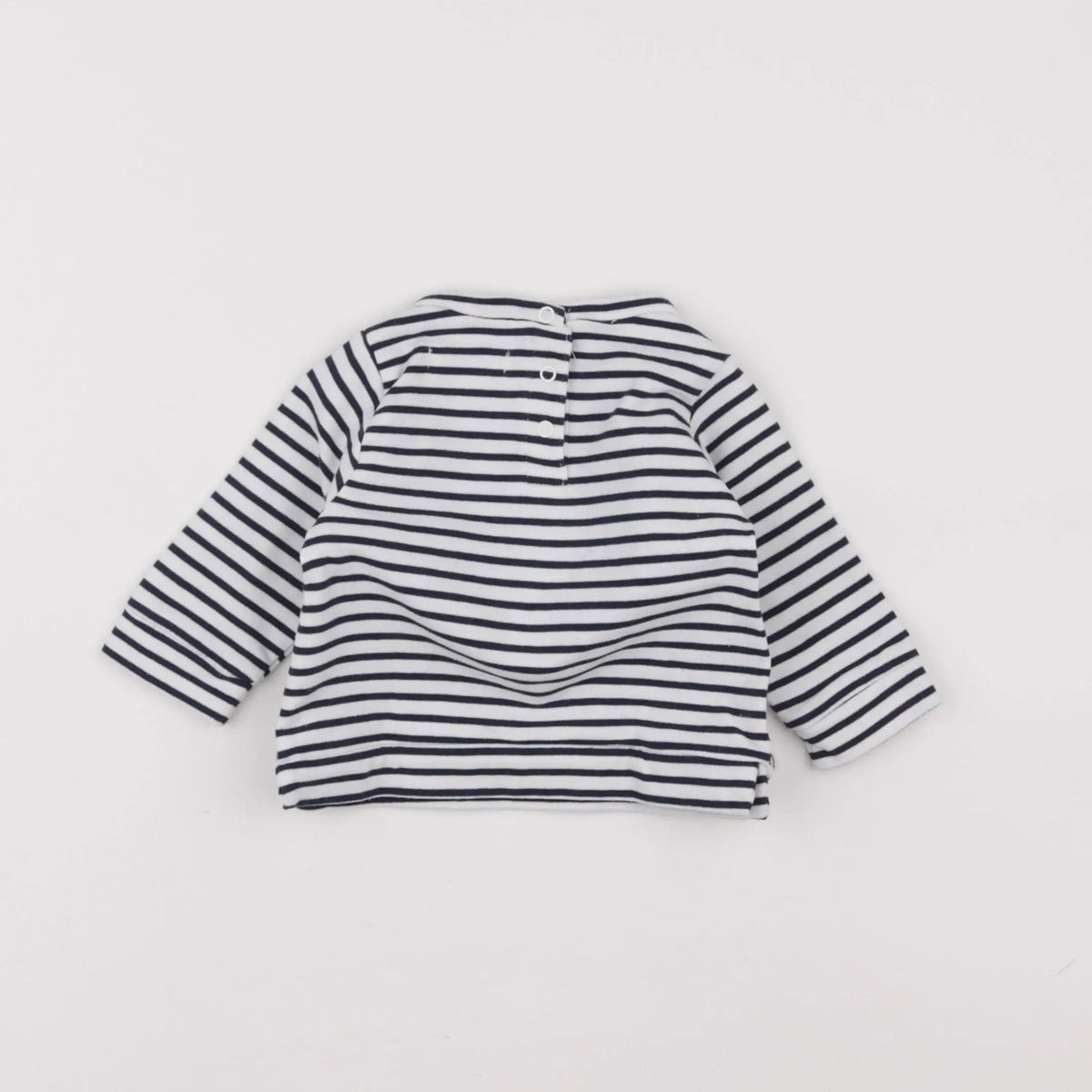 Vertbaudet - tee-shirt bleu - 3 mois