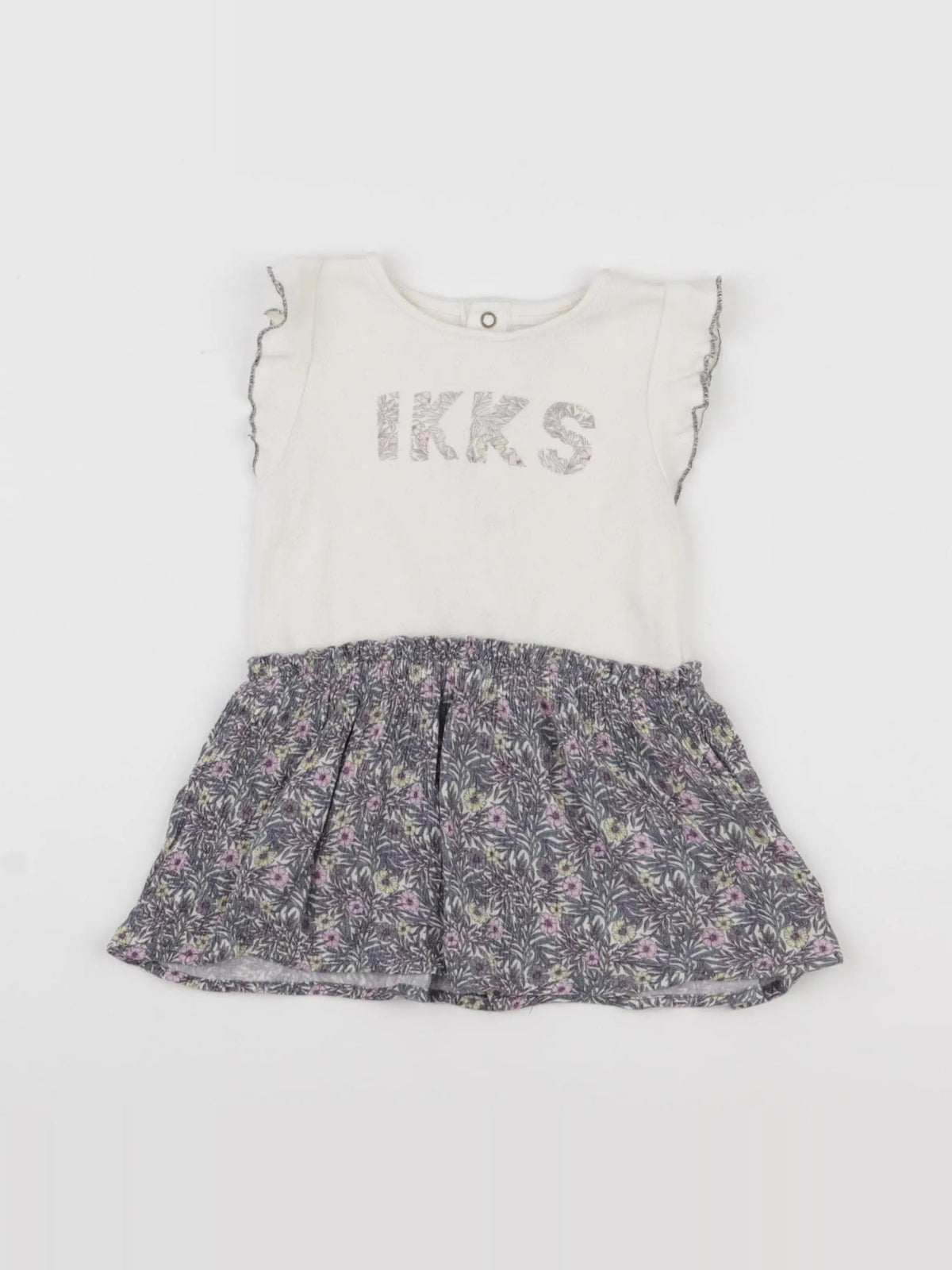 IKKS - robe violet - 12 mois