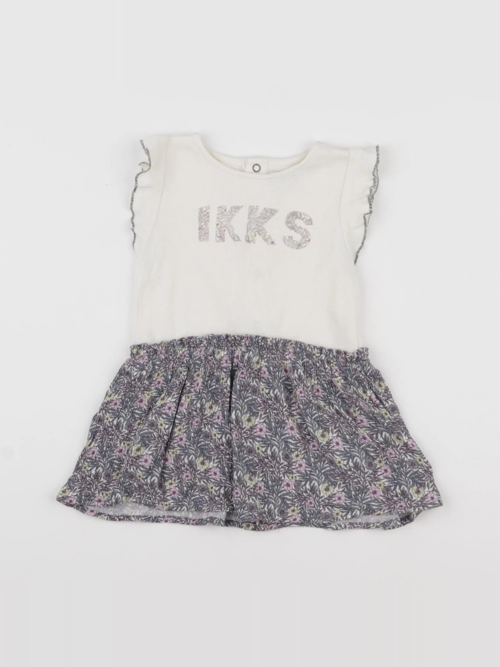 IKKS - robe violet - 12 mois