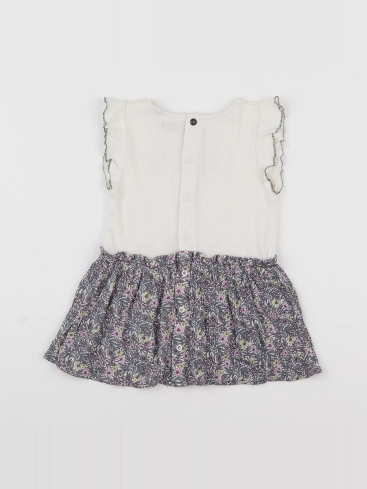 IKKS - robe violet - 12 mois
