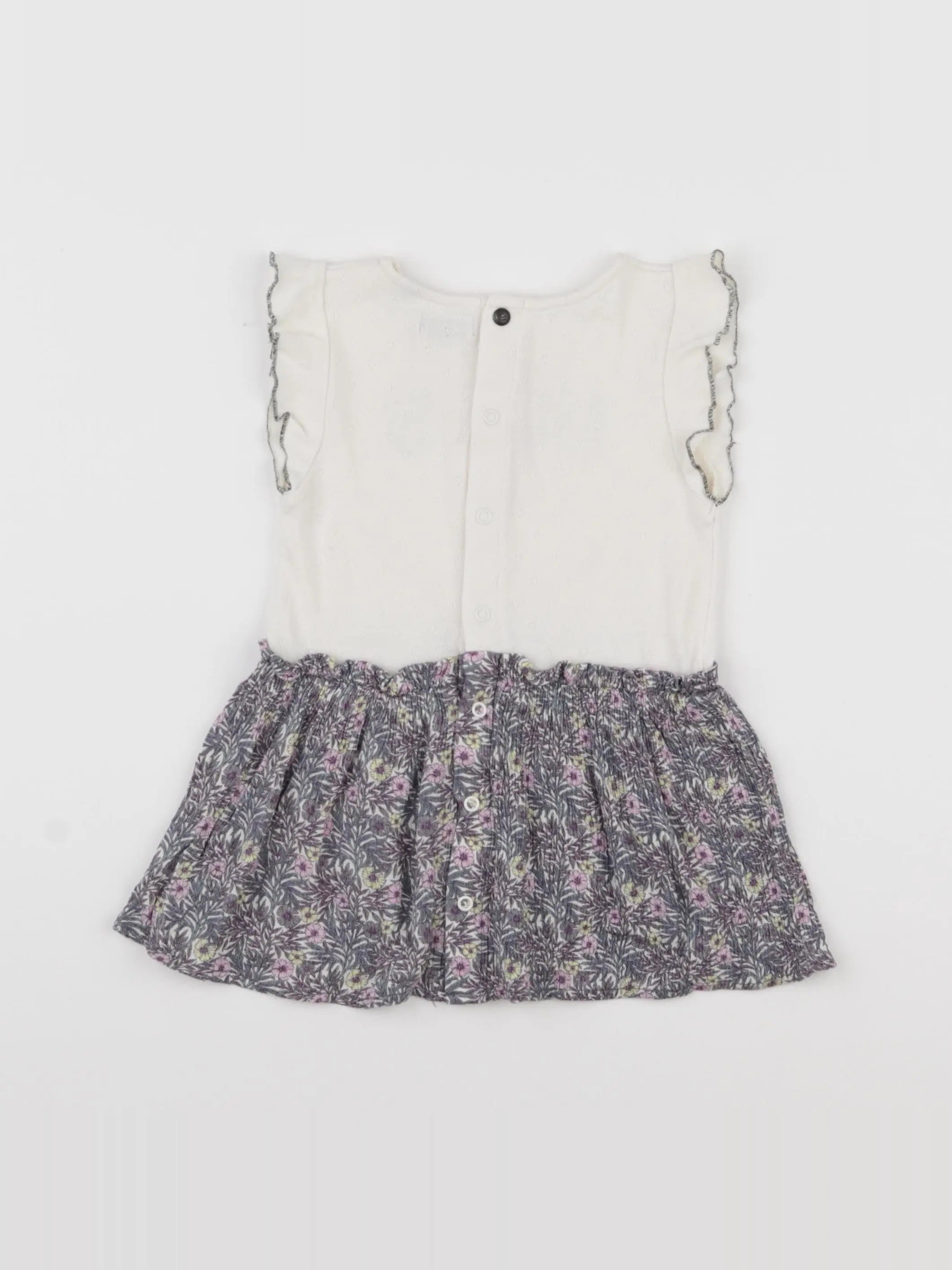 IKKS - robe violet - 12 mois