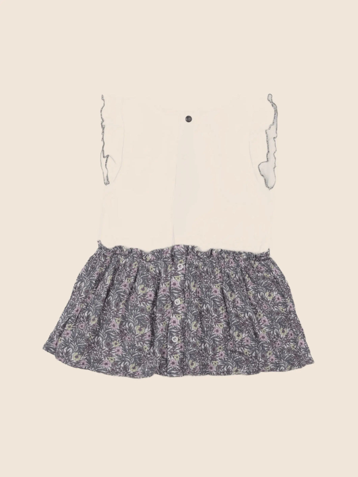 IKKS - robe violet - 12 mois