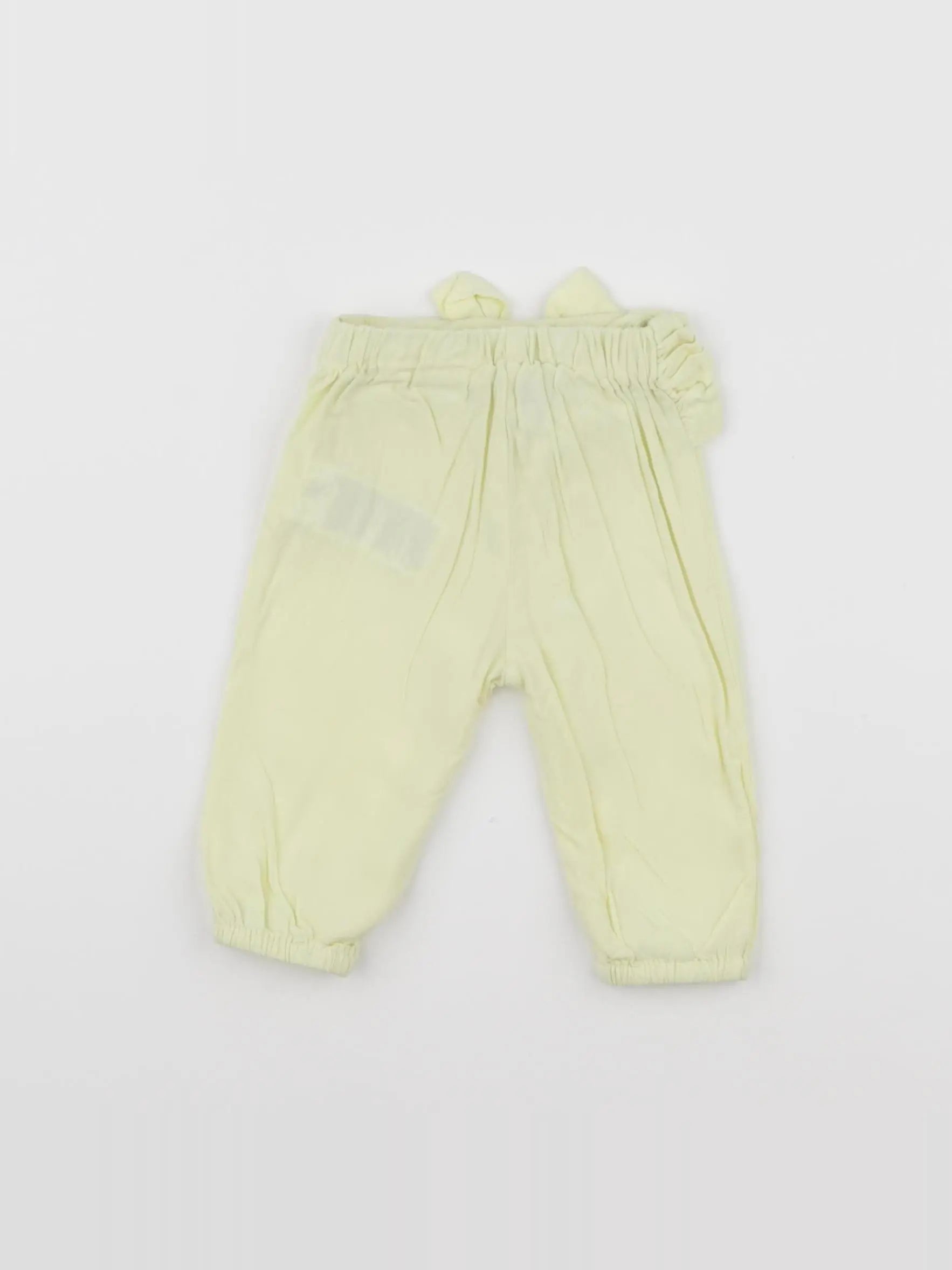 Vertbaudet - pantalon jaune - 3 mois
