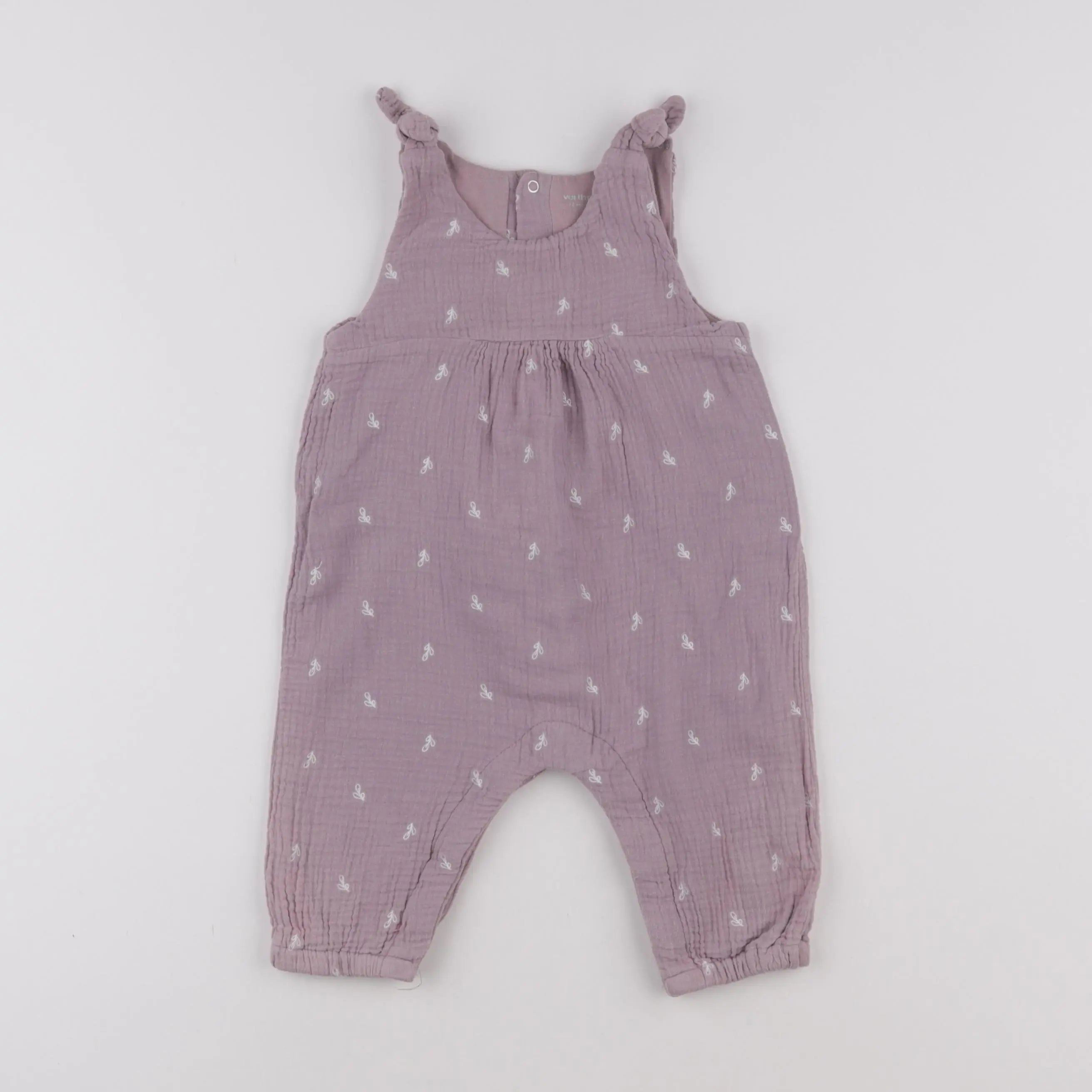 Vertbaudet - combinaison violet - 12 mois
