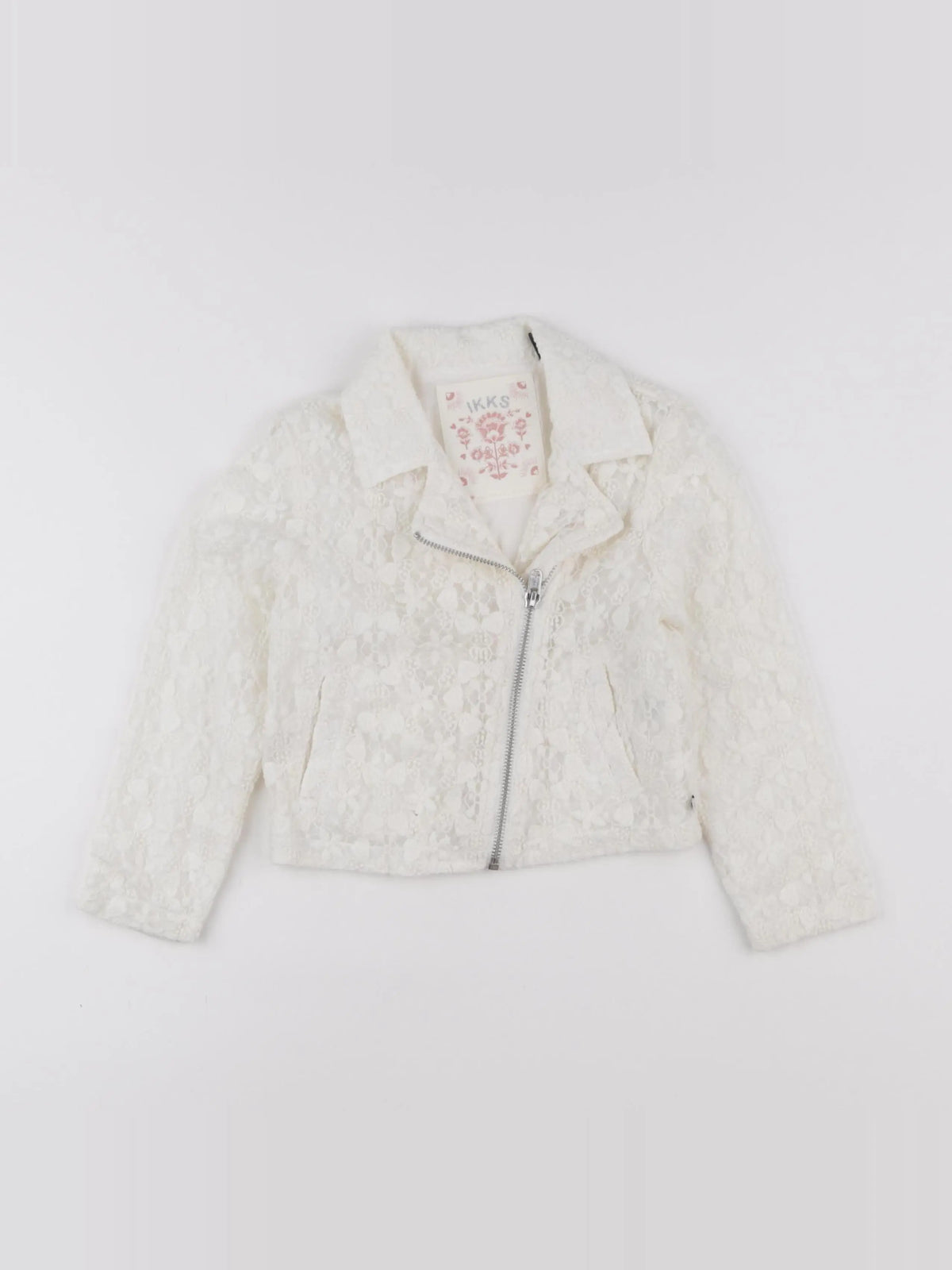 IKKS - veste imprimé au dos blanc - 4 ans