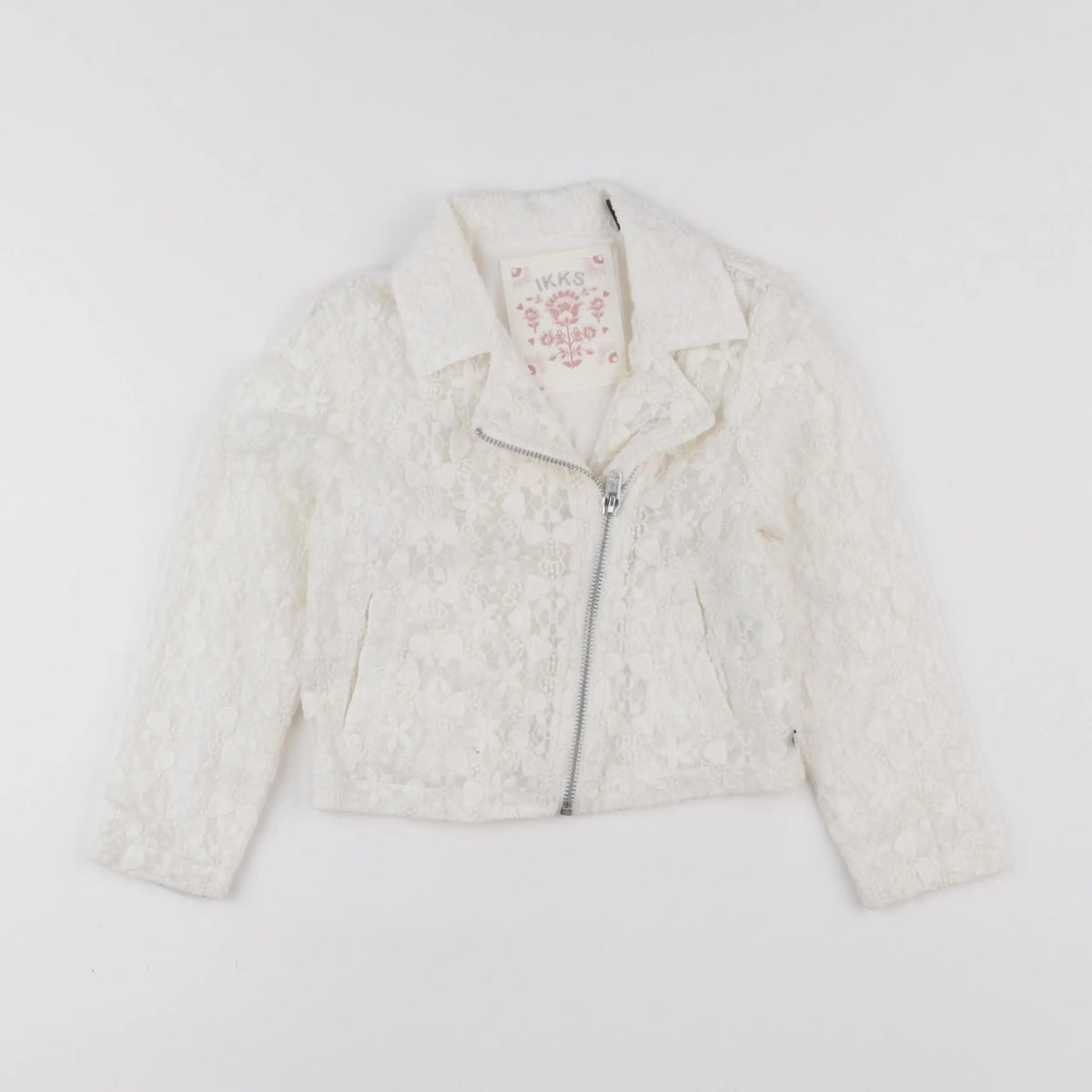 IKKS - veste imprimé au dos blanc - 4 ans