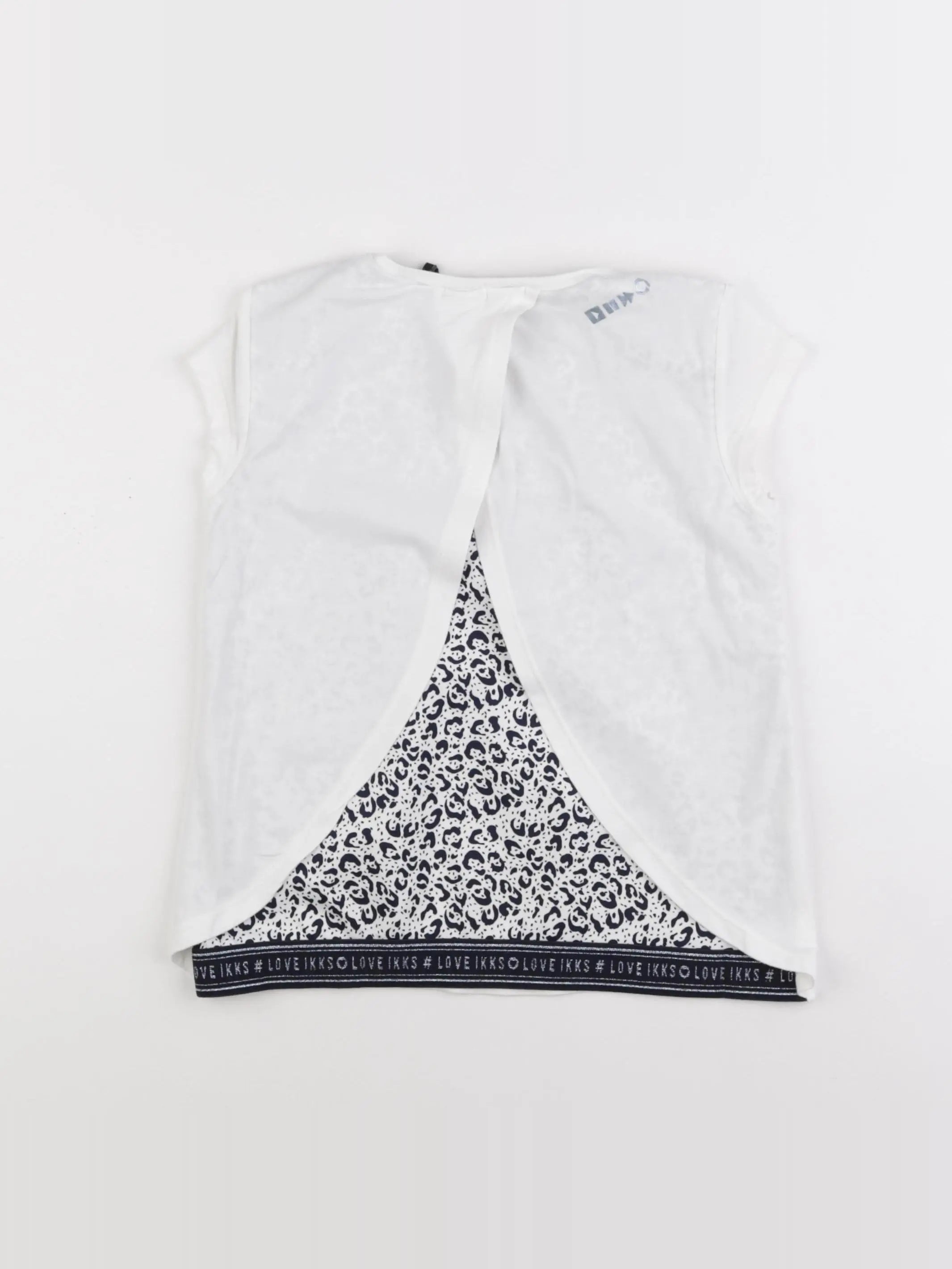 IKKS - tee-shirt blanc - 10 ans