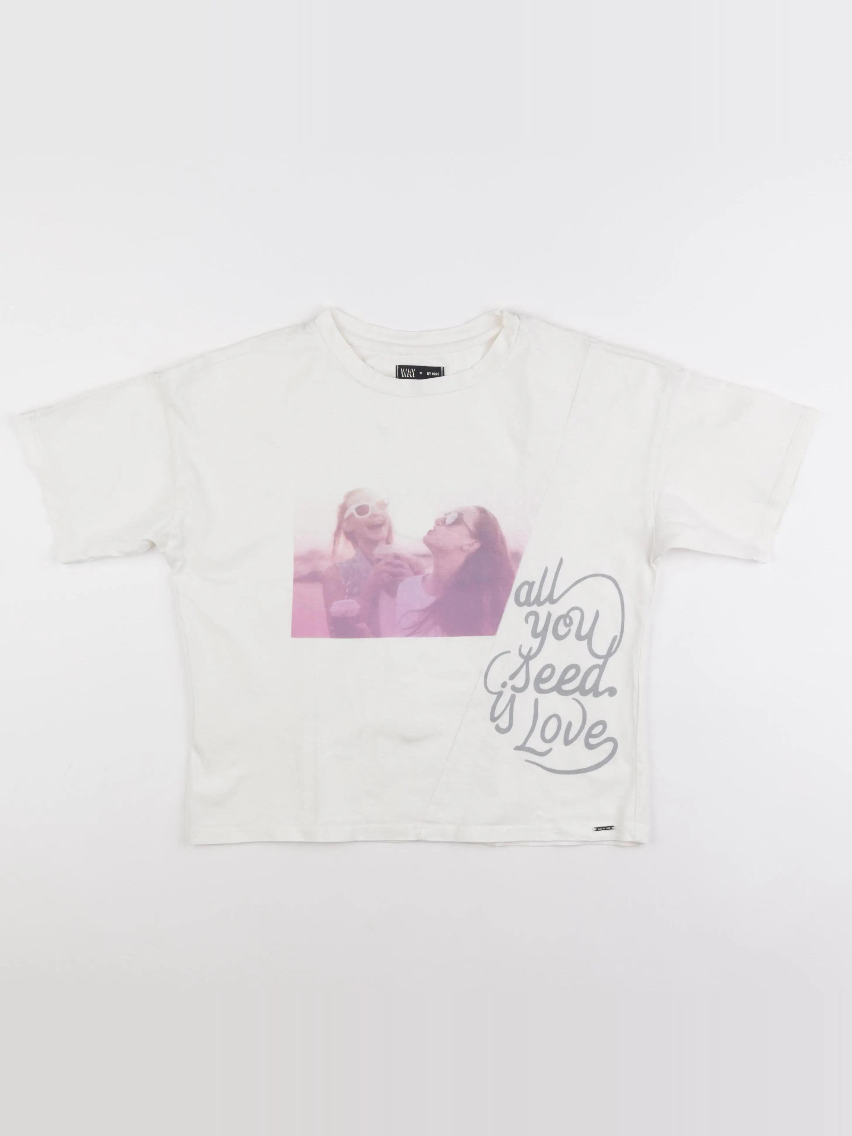 IKKS - tee-shirt blanc - 12 ans