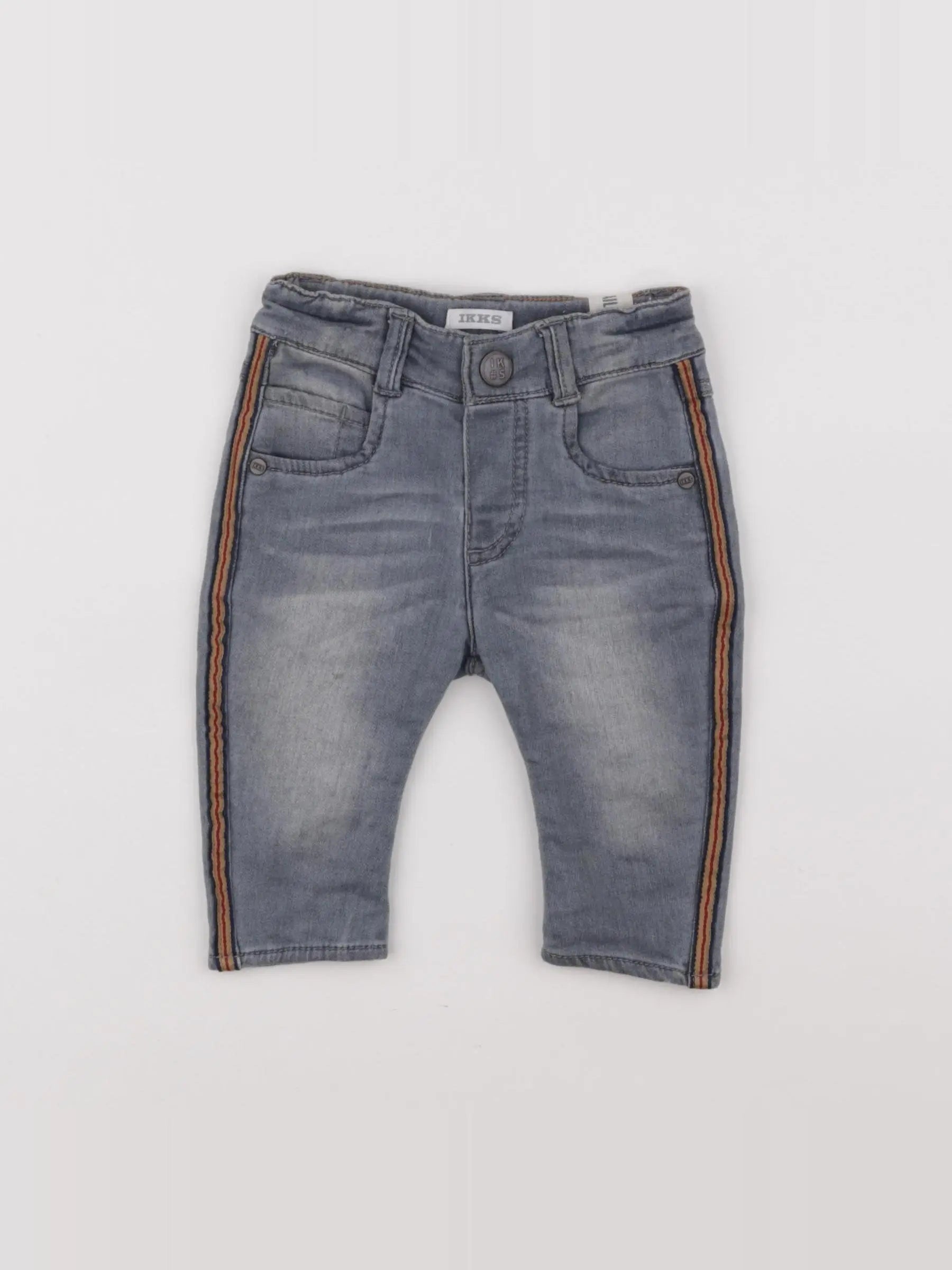 IKKS - jean gris - 3 mois