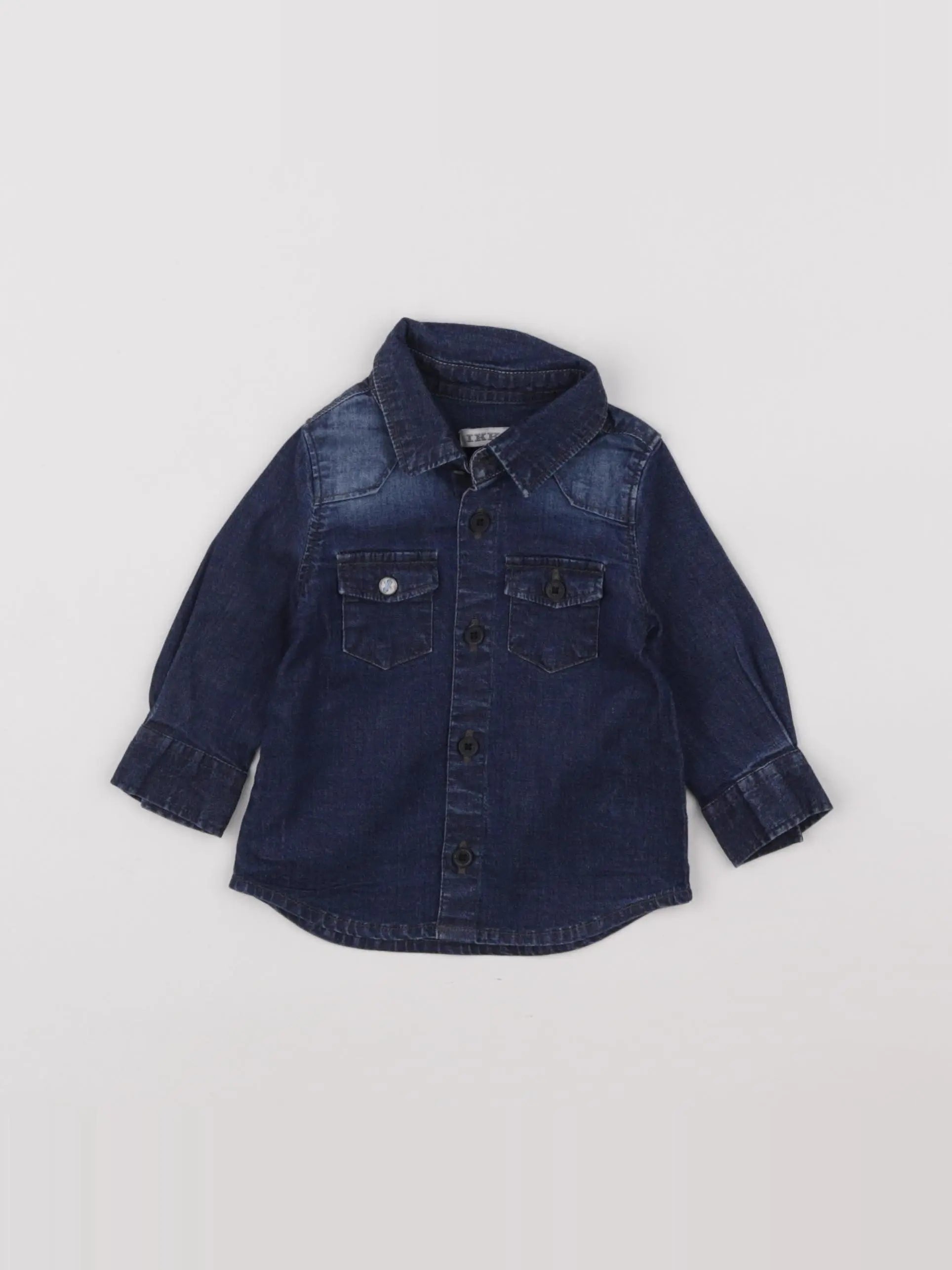 IKKS - chemise bleu - 3 mois