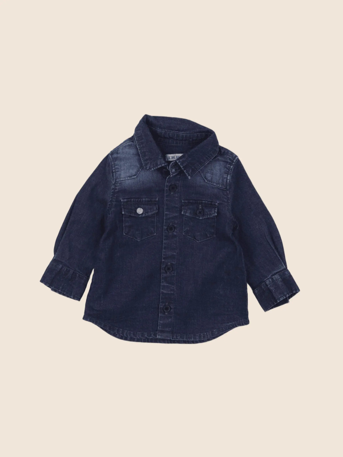 IKKS - chemise bleu - 3 mois