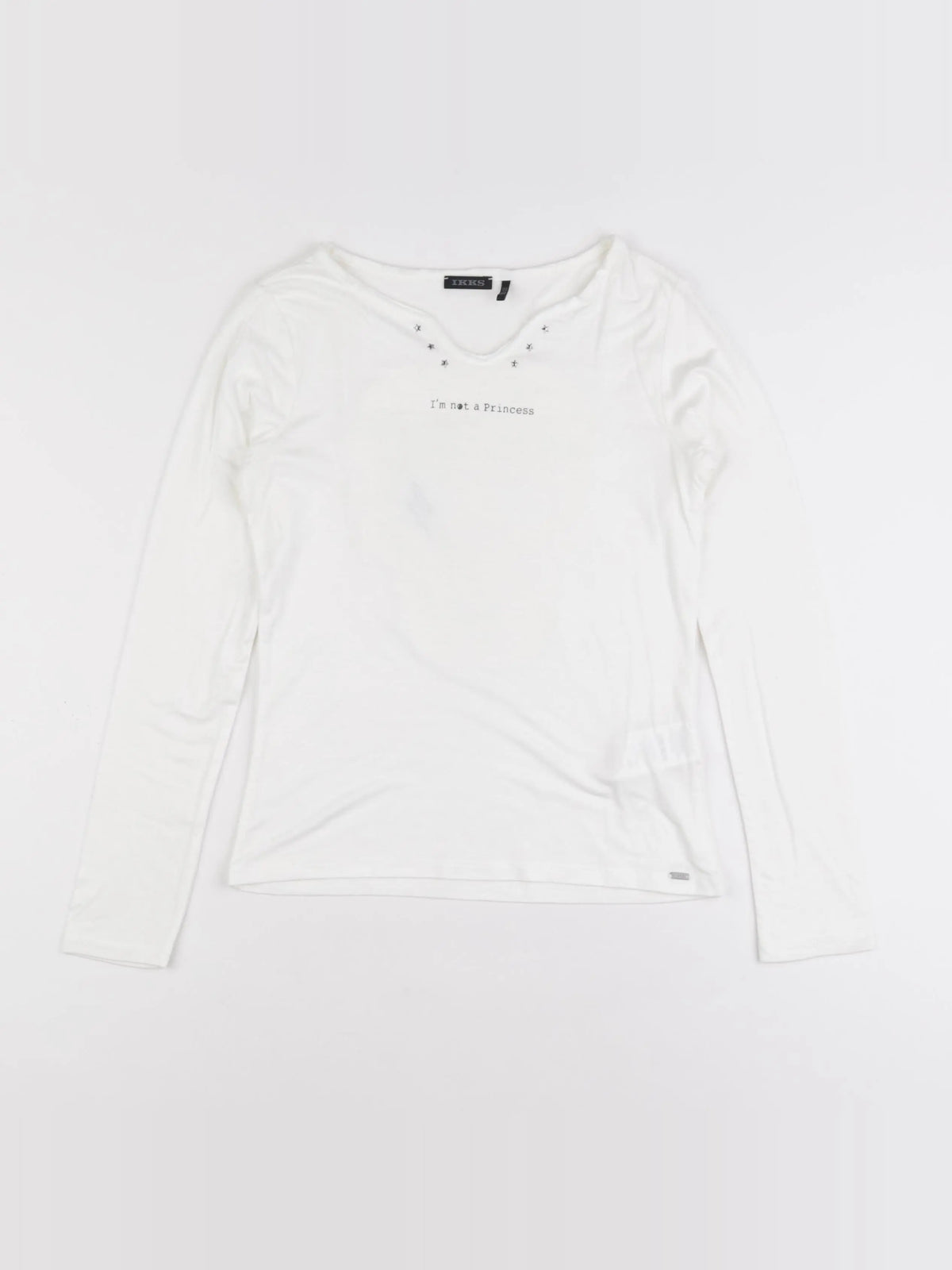 IKKS - tee-shirt blanc - 10 ans