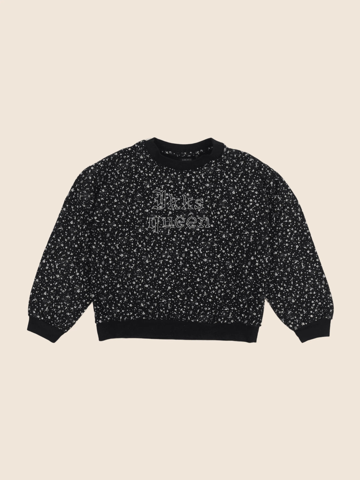IKKS - sweat noir - 10 ans
