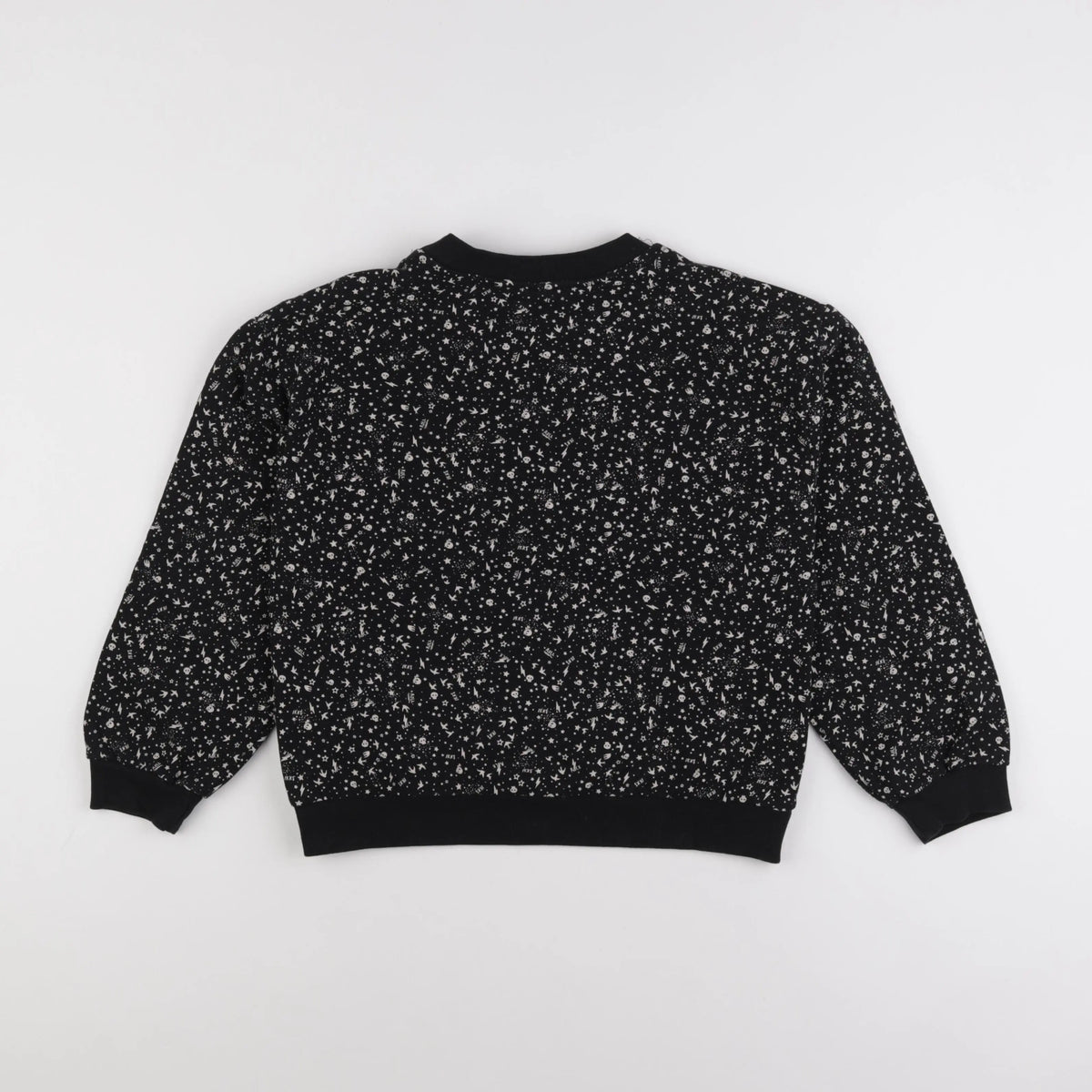 IKKS - sweat noir - 10 ans