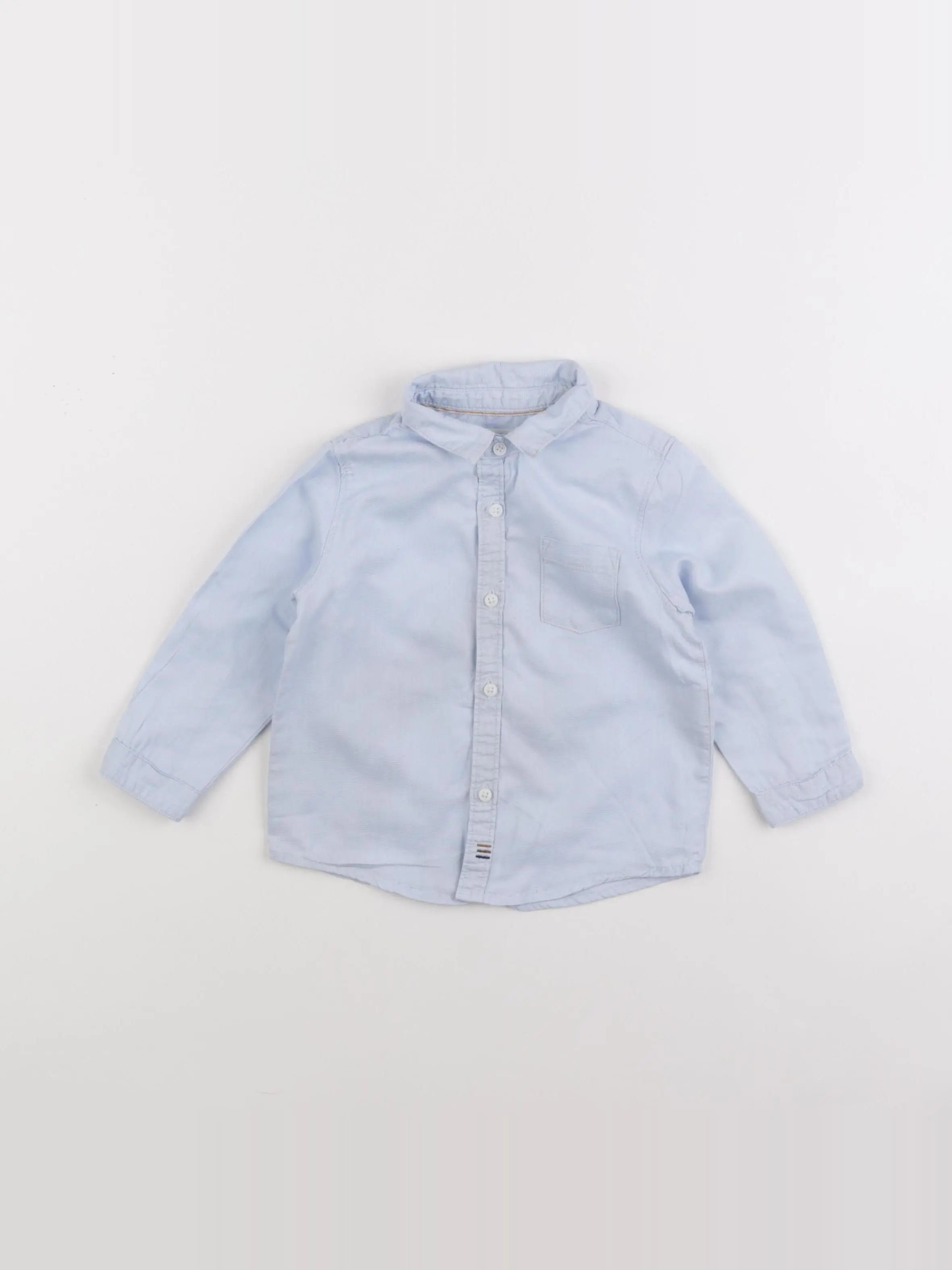 Zara - chemise bleu - 9/12 mois
