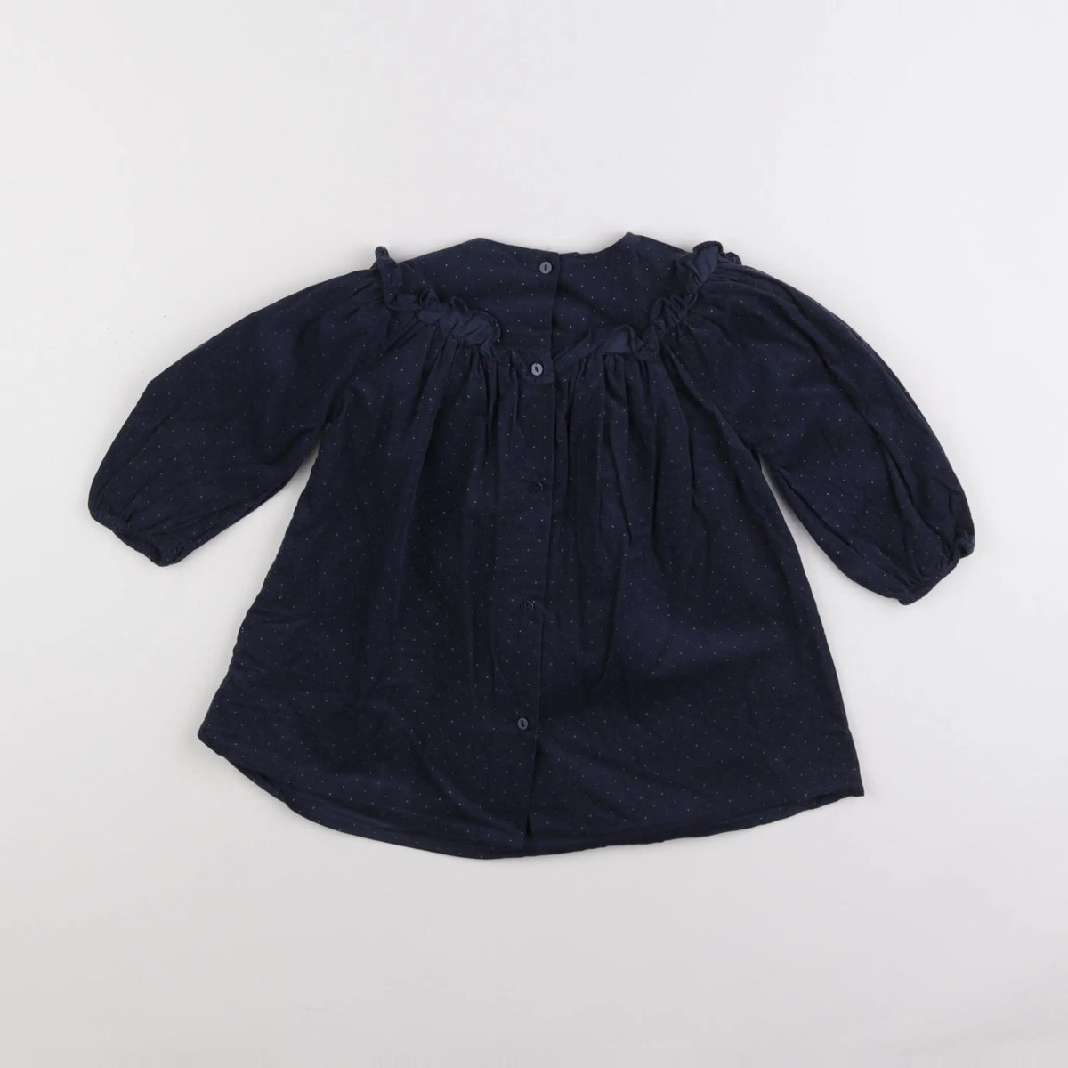 Vertbaudet - robe bleu - 18 mois