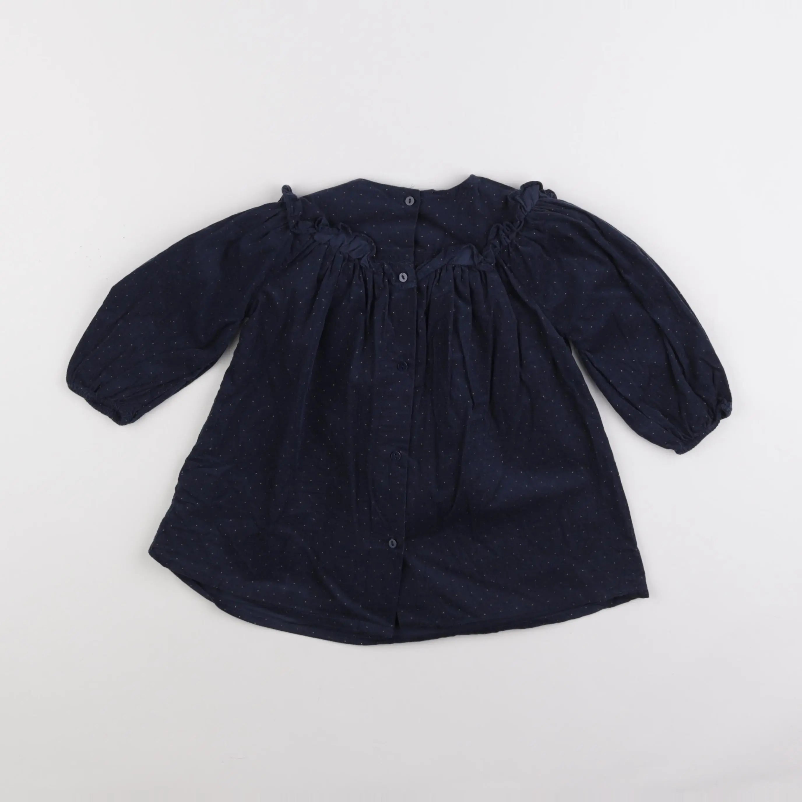 Vertbaudet - robe bleu - 18 mois