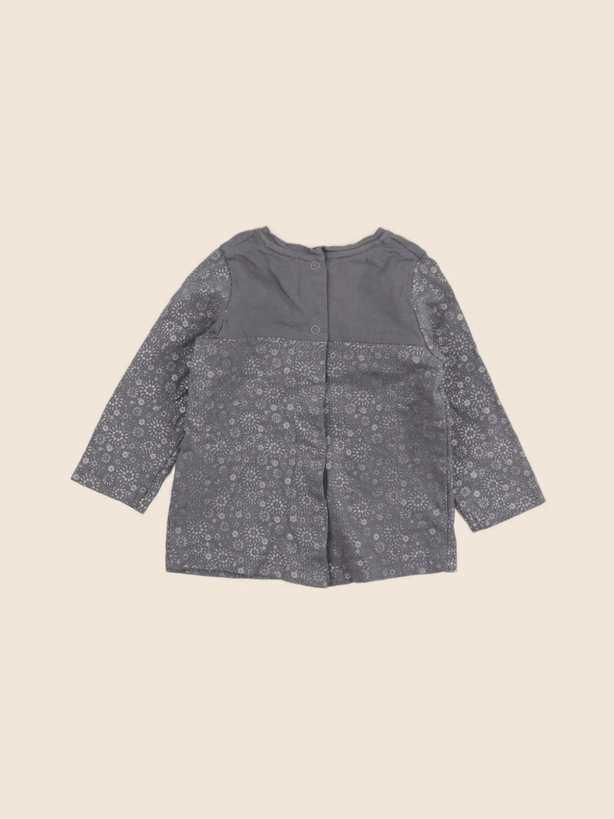 Vertbaudet - tee-shirt gris - 6 mois