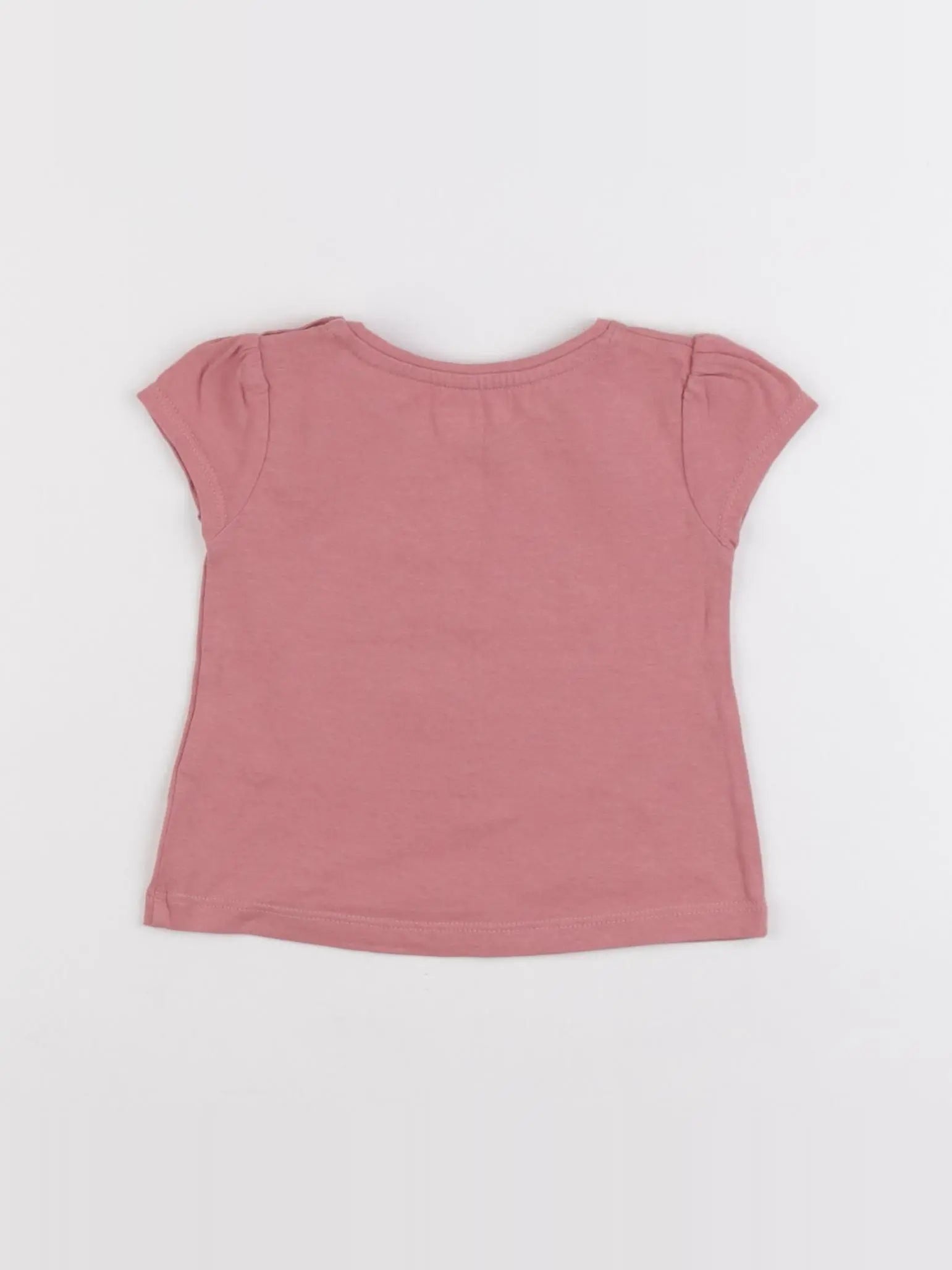 Vertbaudet - tee-shirt rose - 6 mois