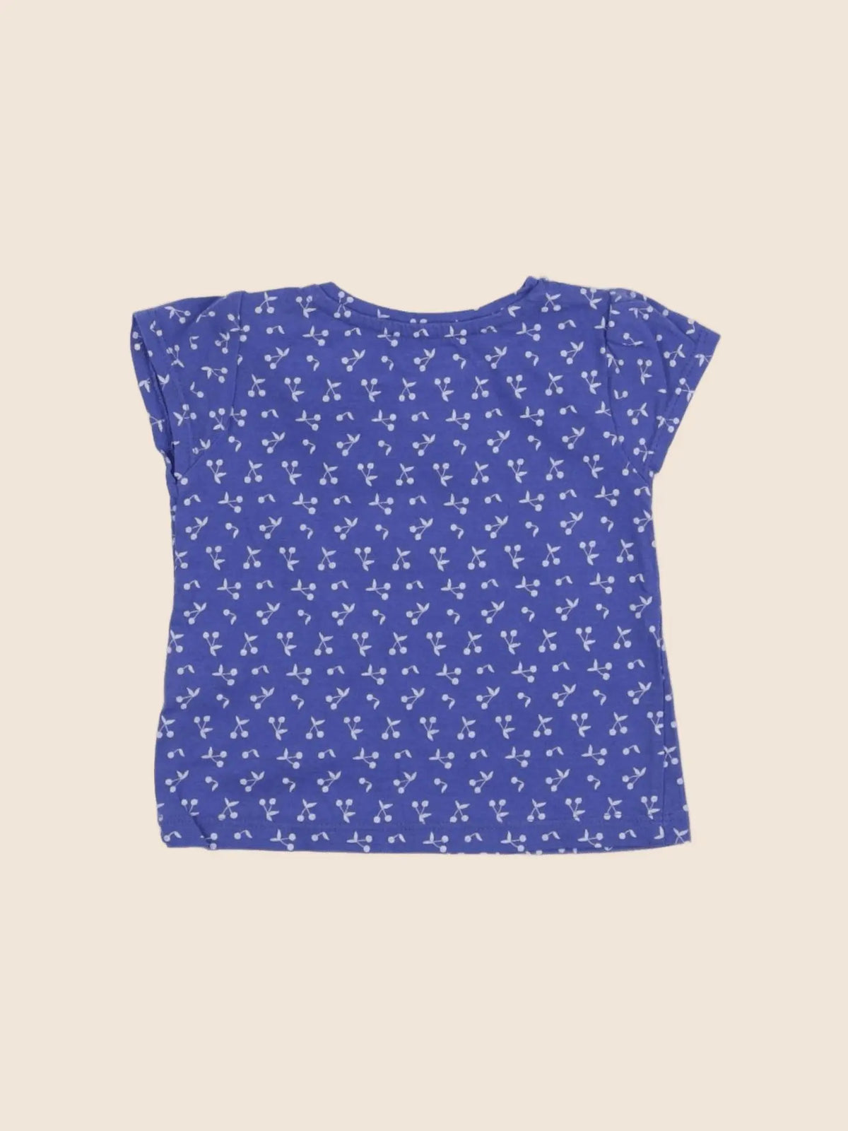 Vertbaudet - tee-shirt bleu - 6 mois