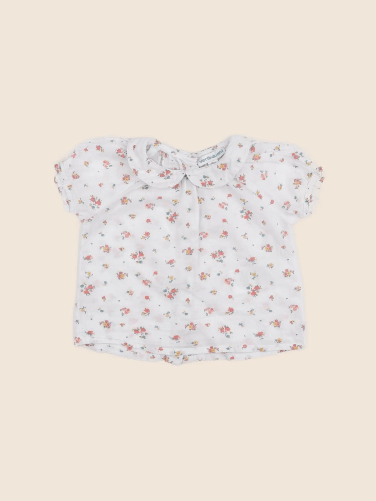 Vertbaudet - blouse multicolore - 6 mois