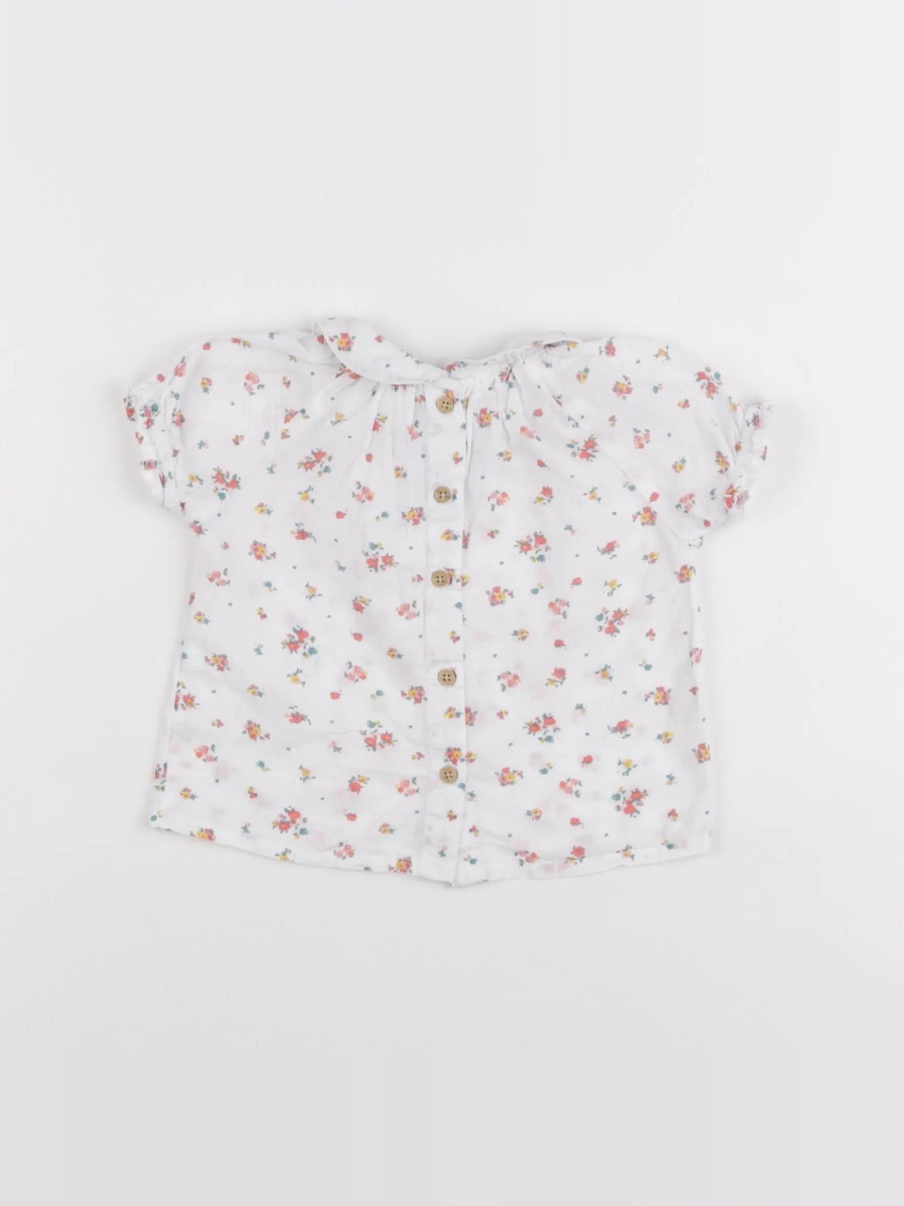 Vertbaudet - blouse multicolore - 6 mois