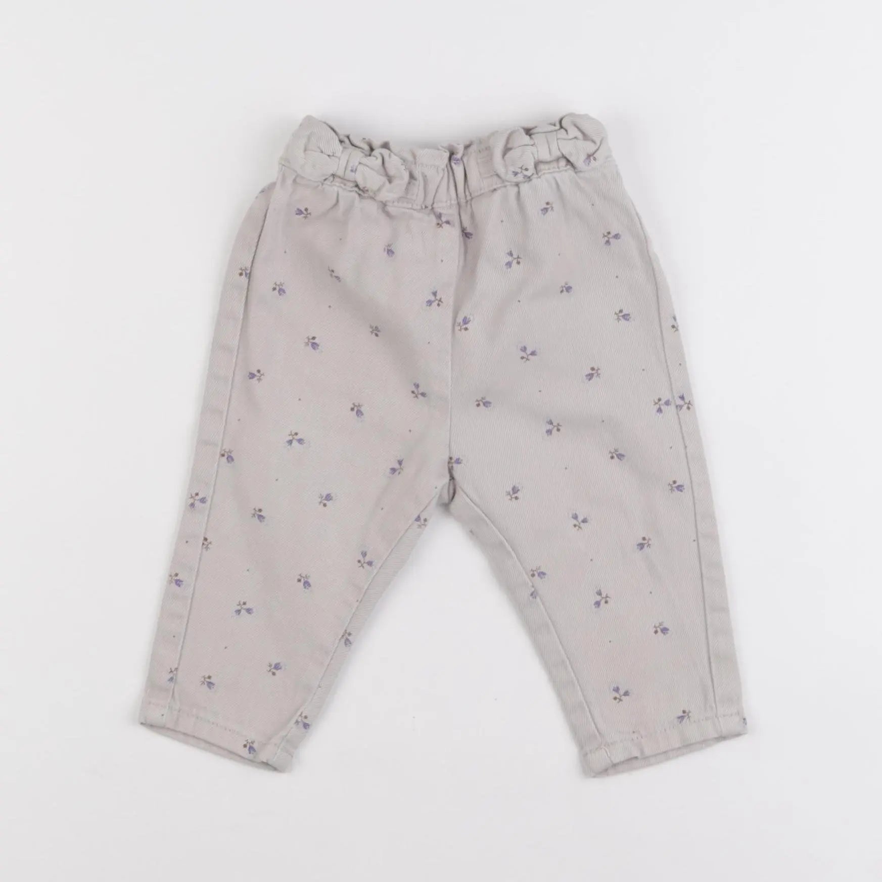 Vertbaudet - pantalon beige - 6 mois