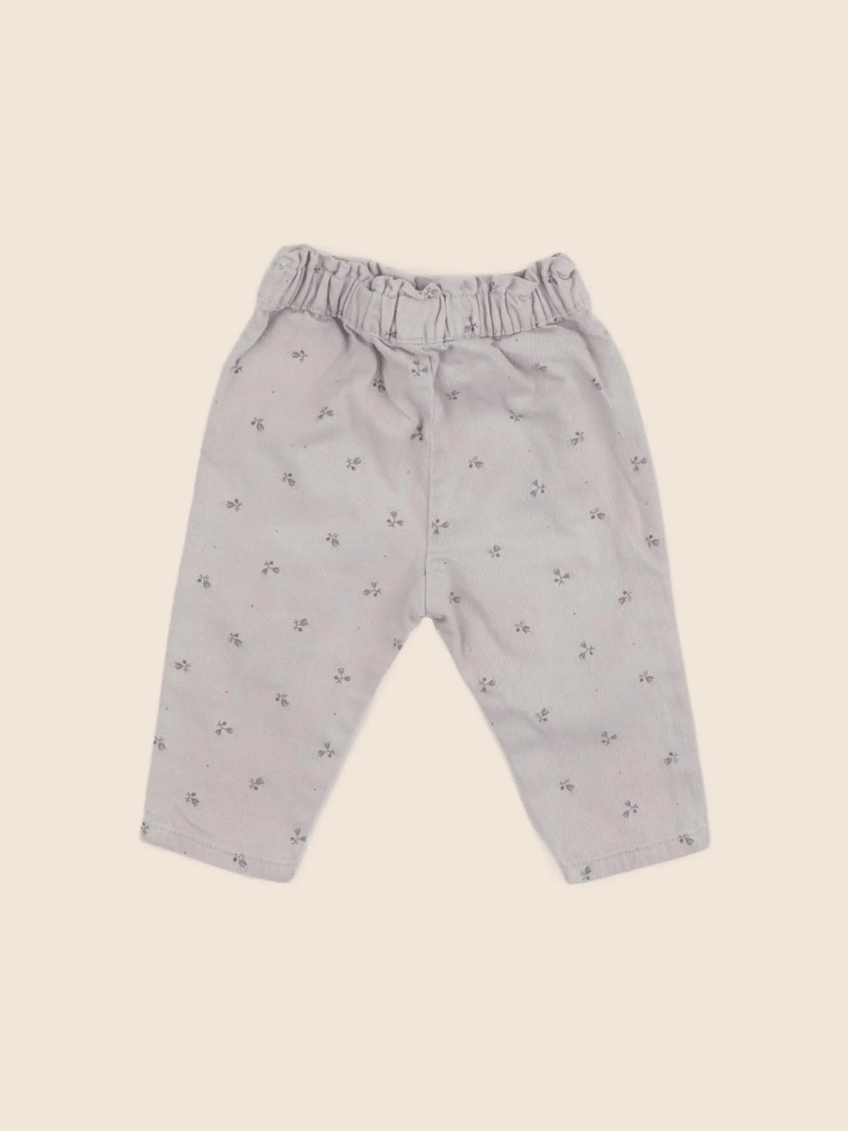 Vertbaudet - pantalon beige - 6 mois