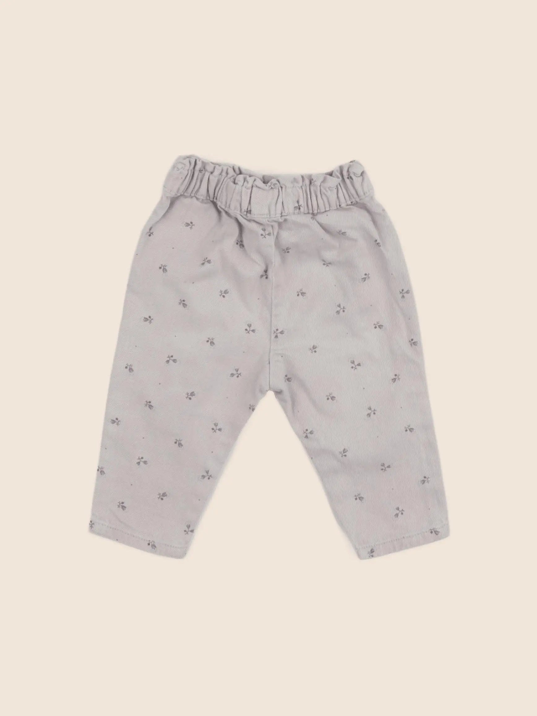 Vertbaudet - pantalon beige - 6 mois