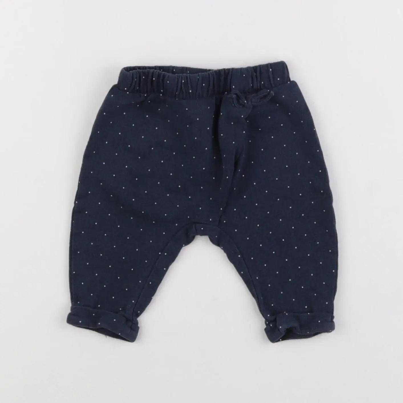 Vertbaudet - pantalon bleu - 3 mois