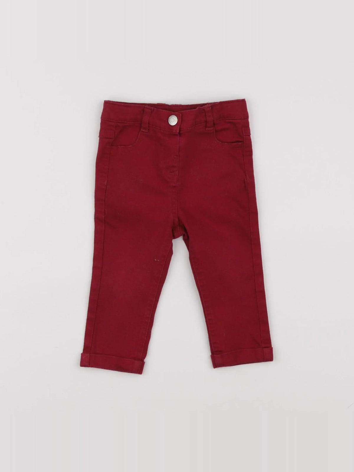 Tape à l'oeil - pantalon rouge - 9 mois