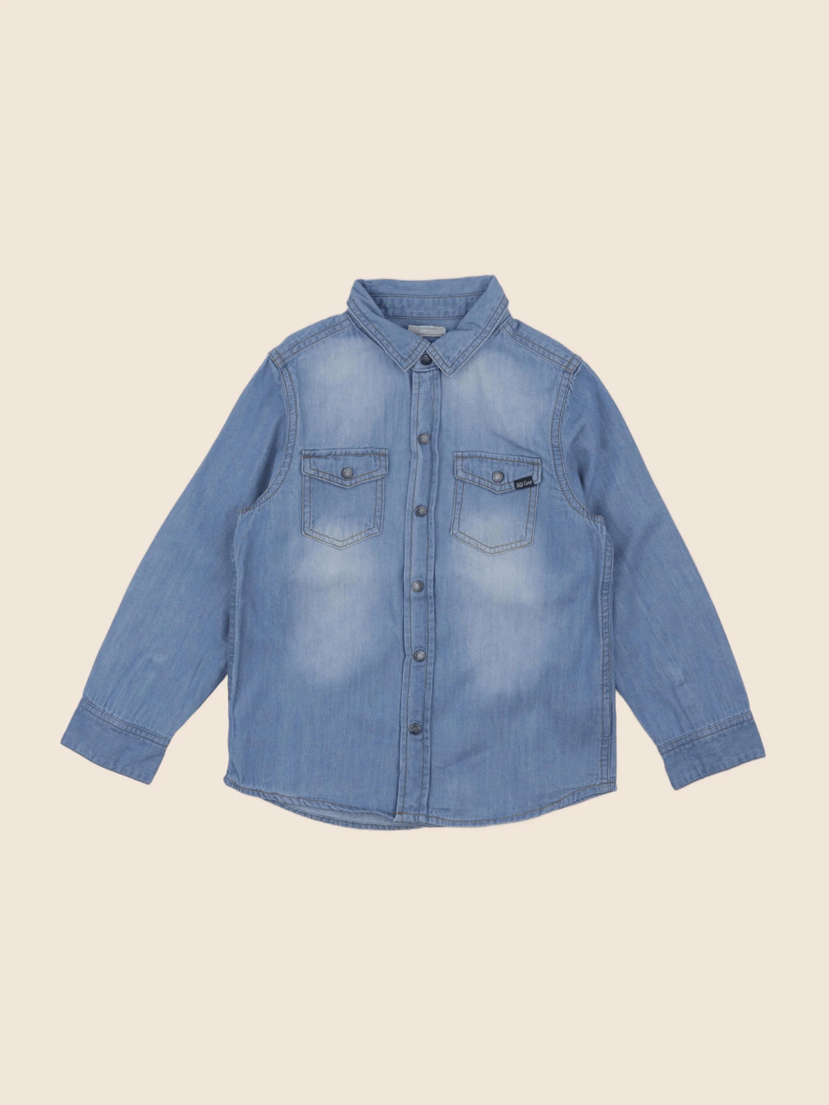 Vertbaudet - chemise bleu - 6 ans