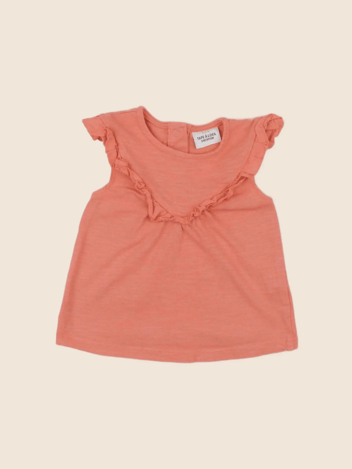 Tape à l'oeil - tee-shirt rose - 3 mois