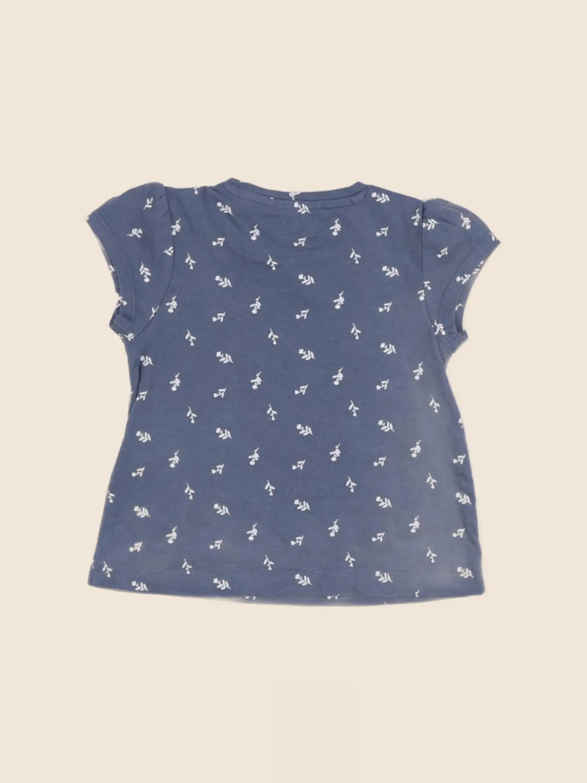 Vertbaudet - tee-shirt bleu - 9 mois