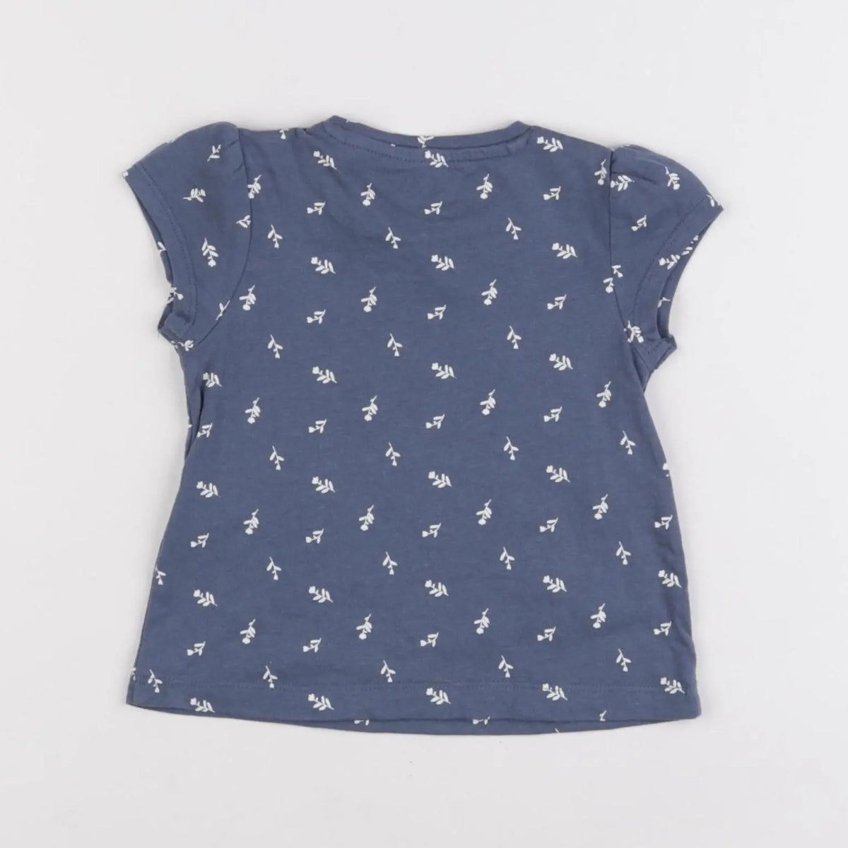 Vertbaudet - tee-shirt bleu - 9 mois