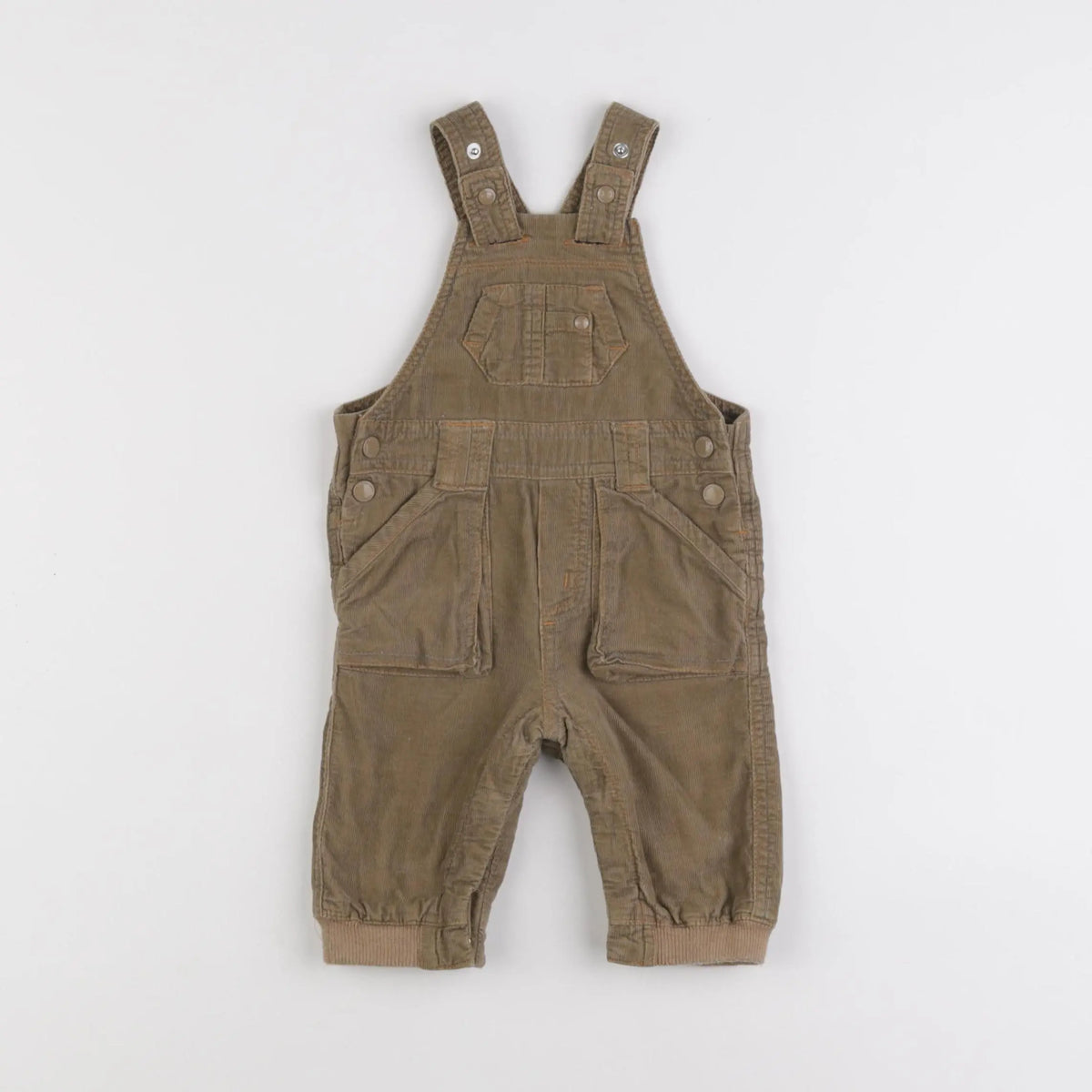 Vertbaudet - salopette marron - 3 mois