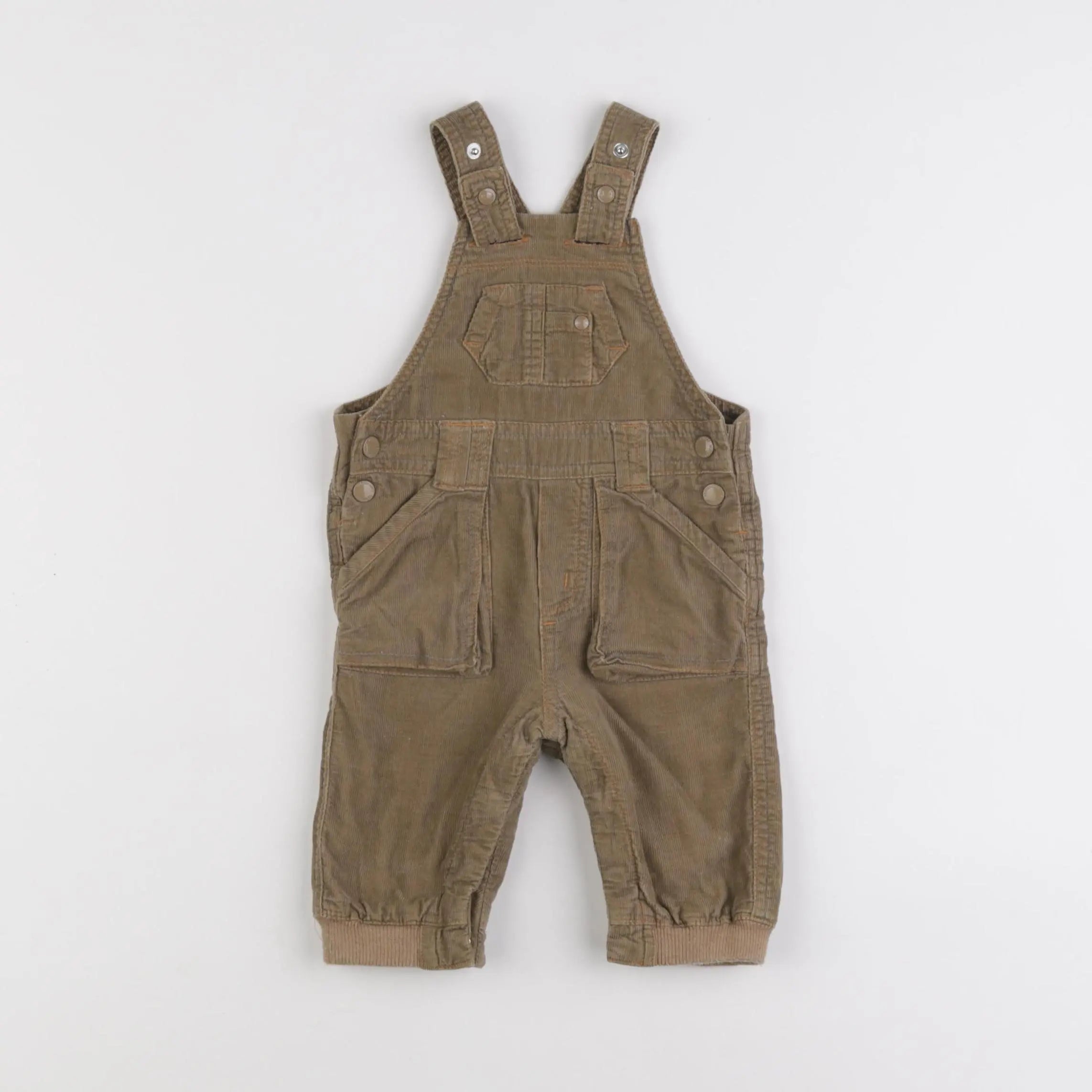Vertbaudet - salopette marron - 3 mois