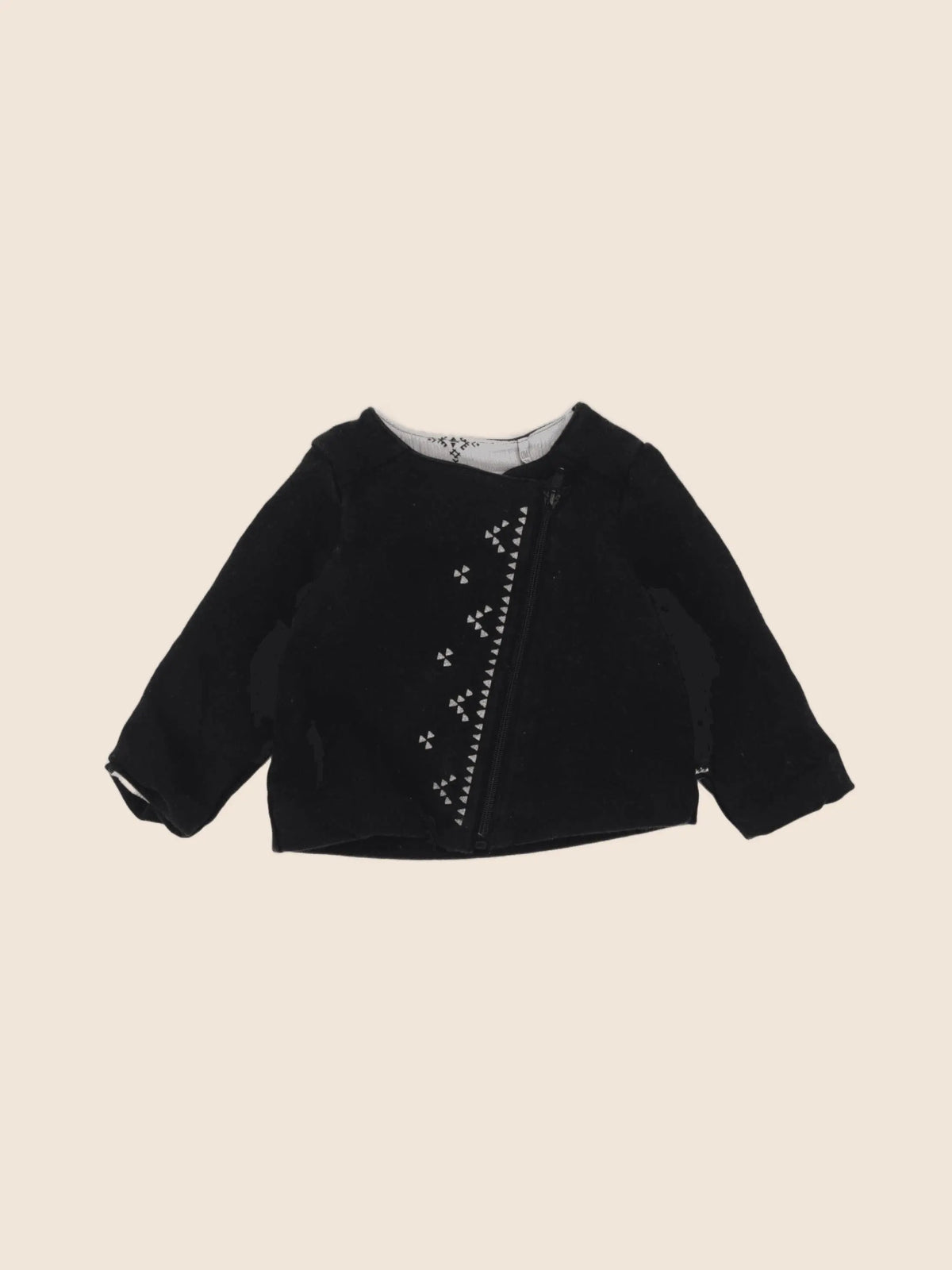 IKKS - sweat noir - 12 mois