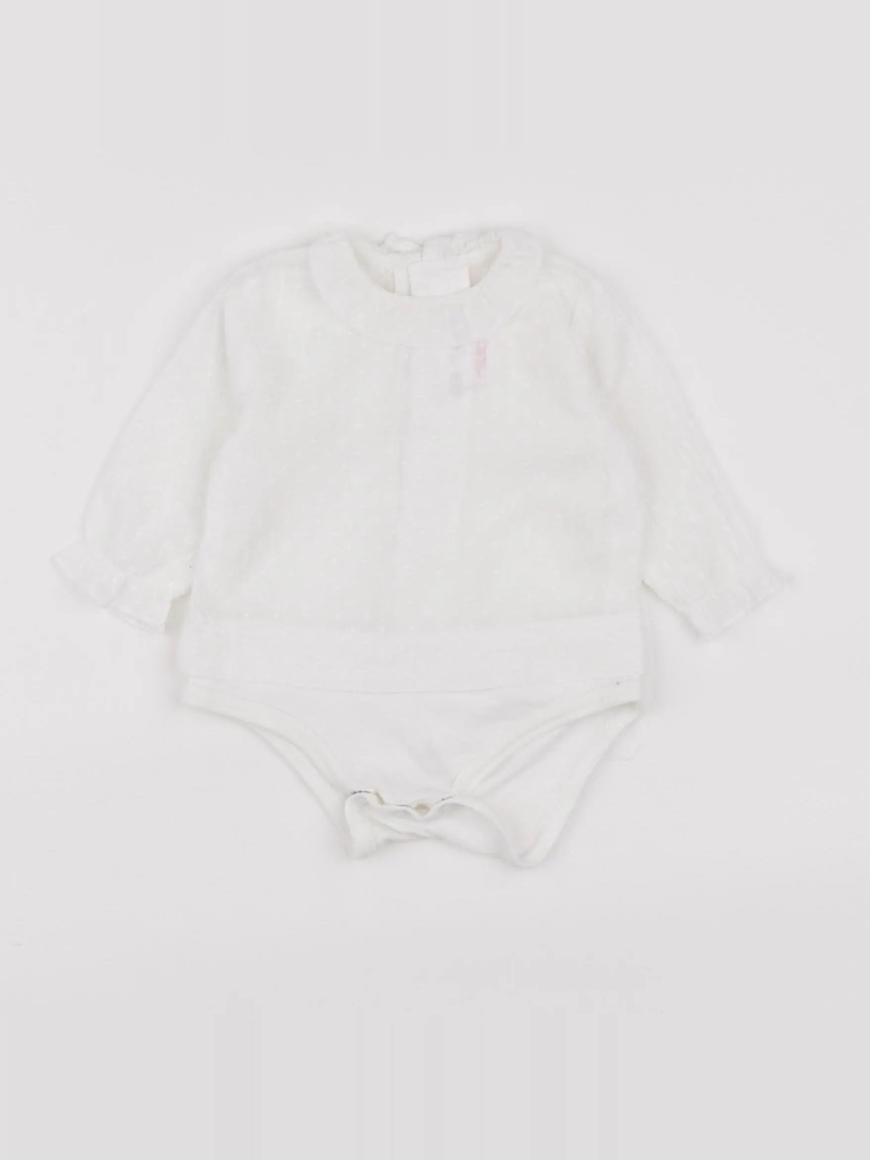 Zara - body blouse blanc - 1/3 mois