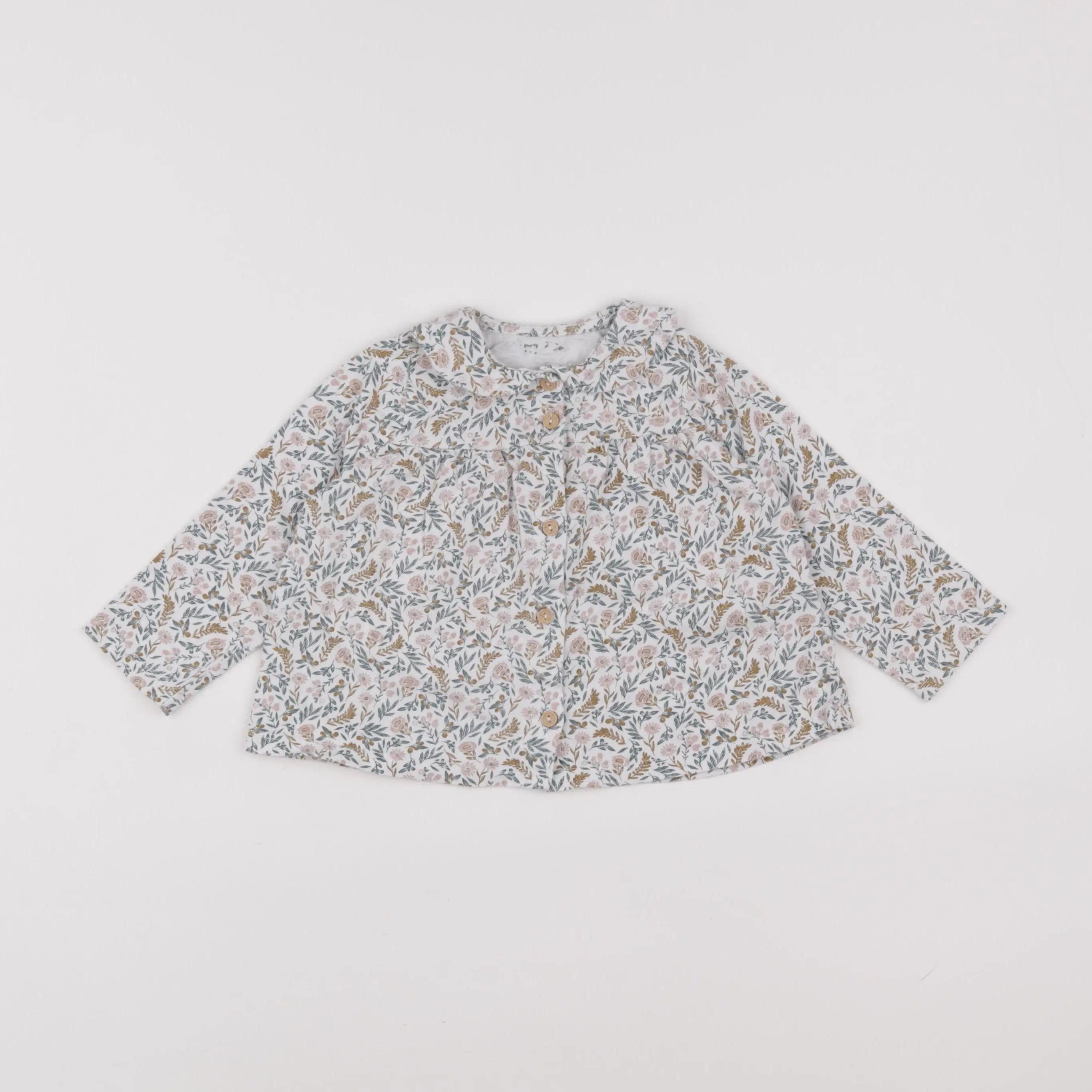 Vertbaudet - tee-shirt bleu - 18 mois