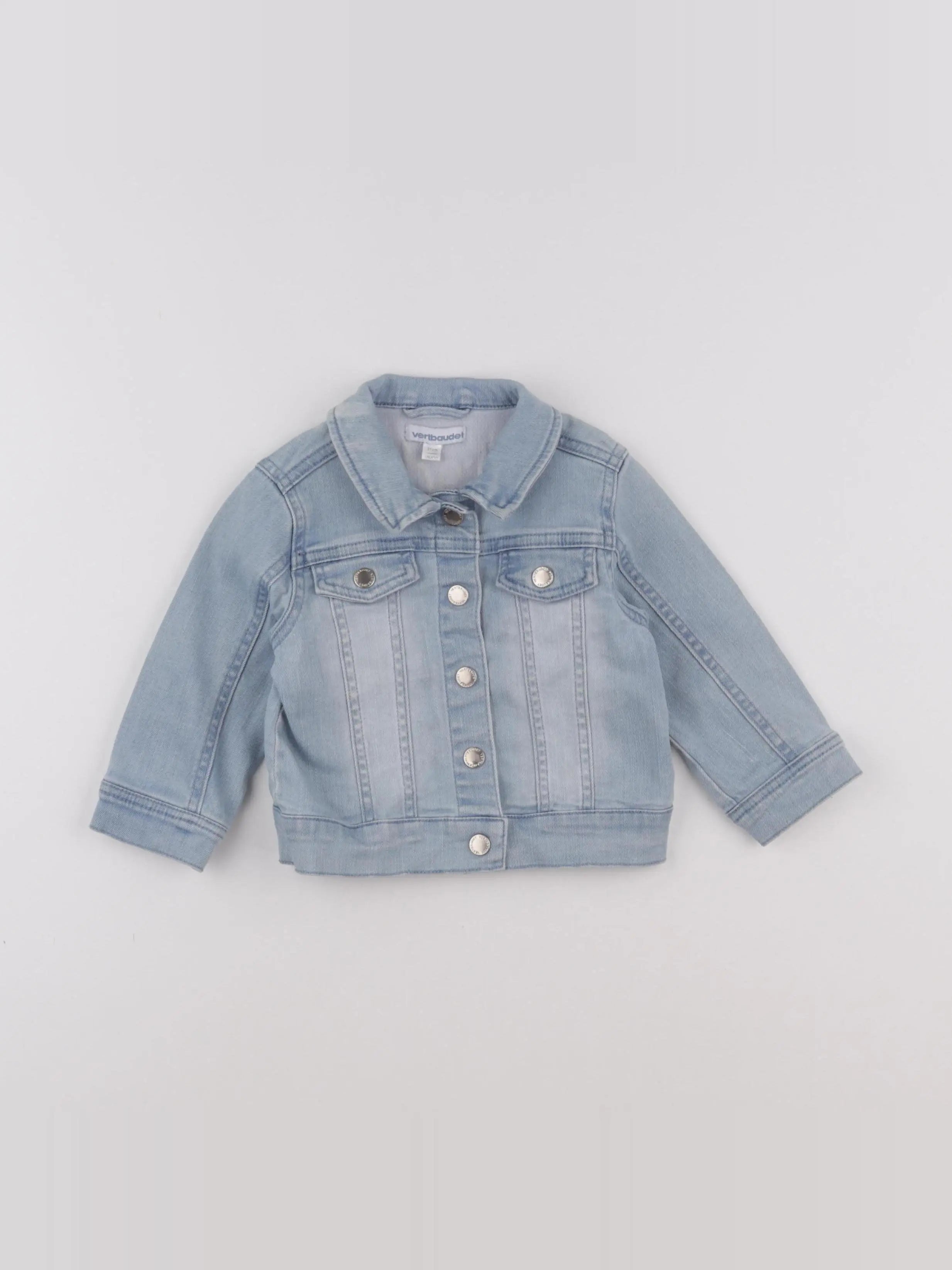 Vertbaudet - veste bleu - 18 mois