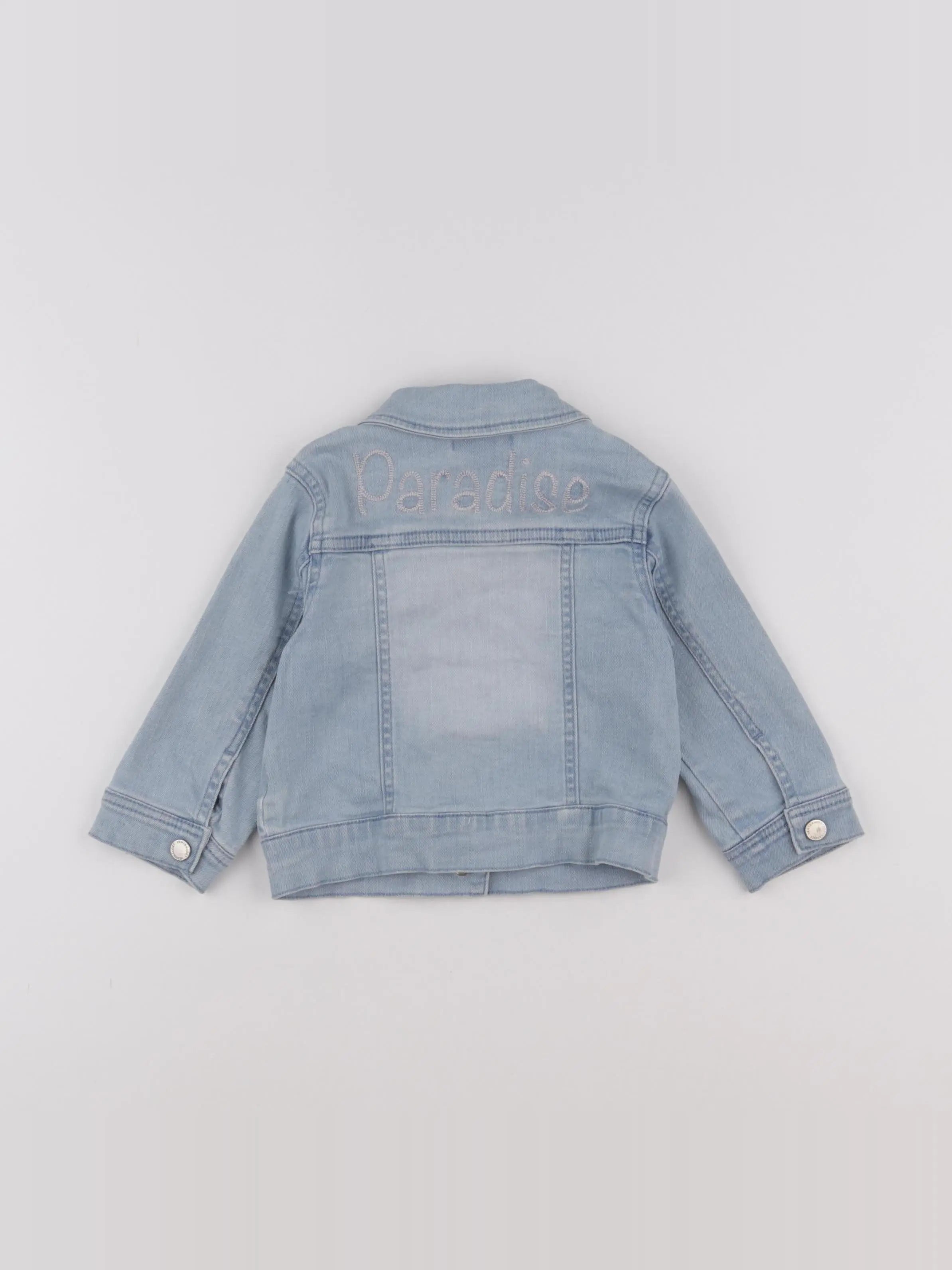 Vertbaudet - veste bleu - 18 mois