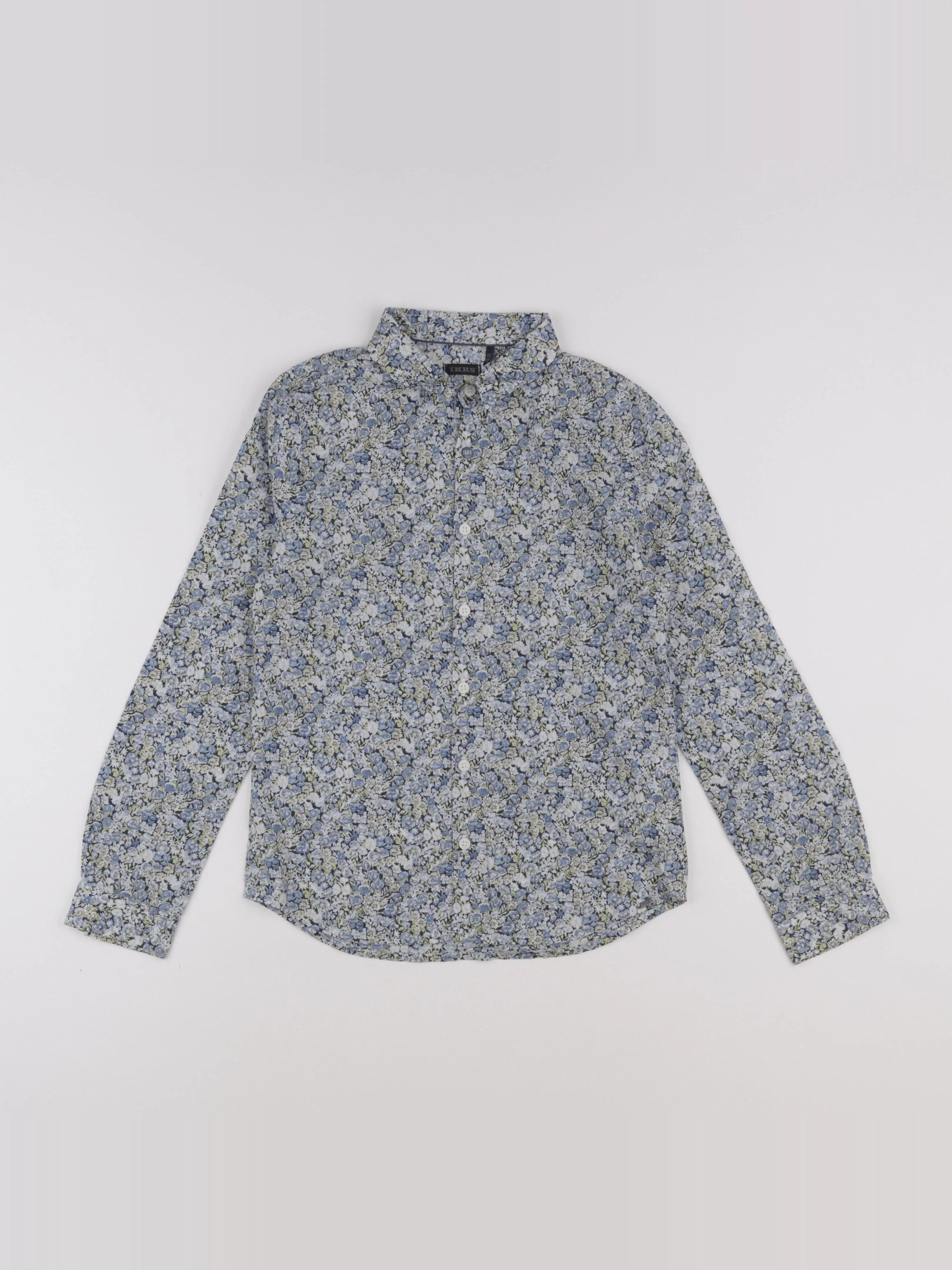 IKKS - chemise bleu - 10 ans